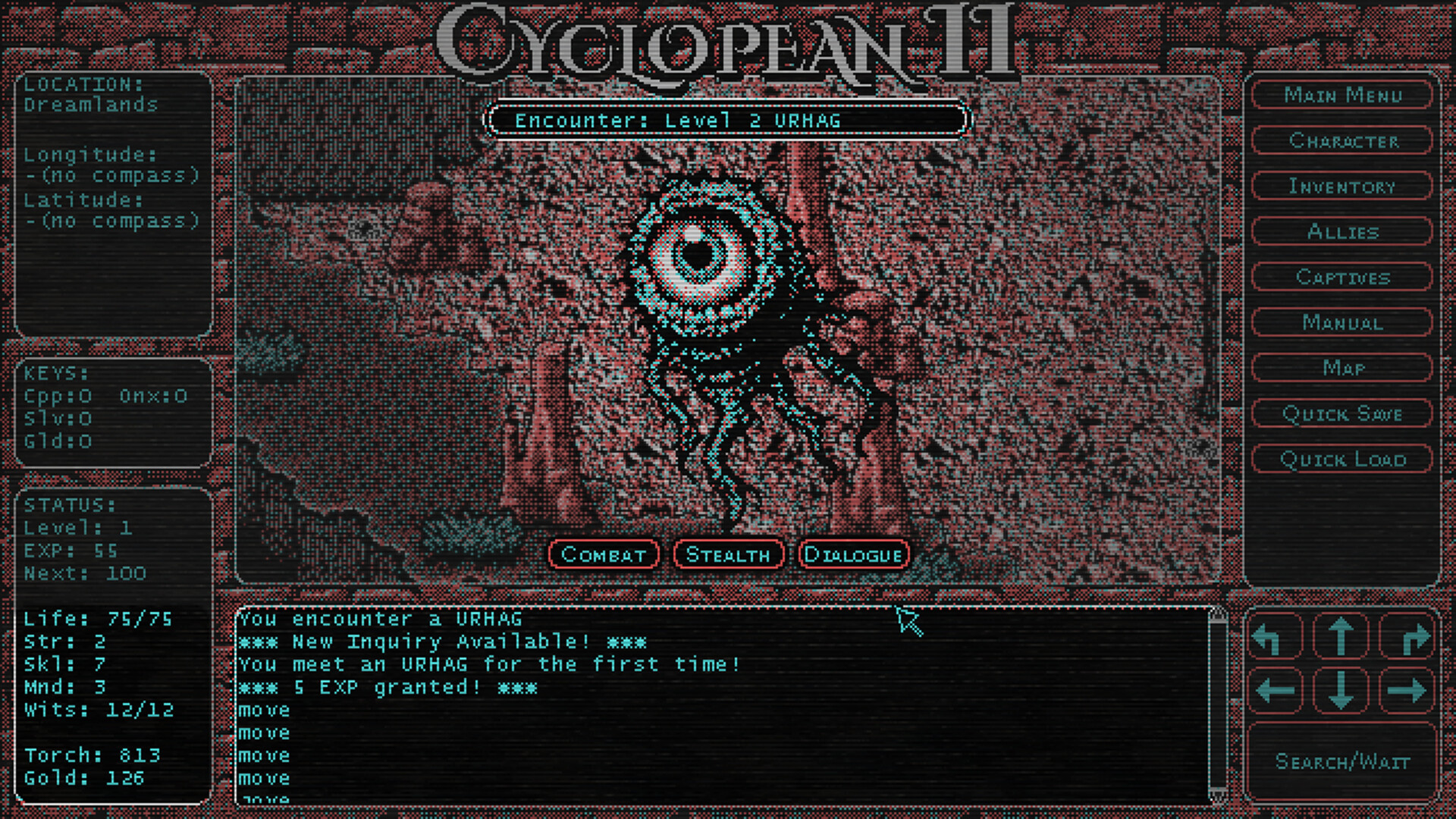 Cyclopean II: The Dreamlands screenshot 4