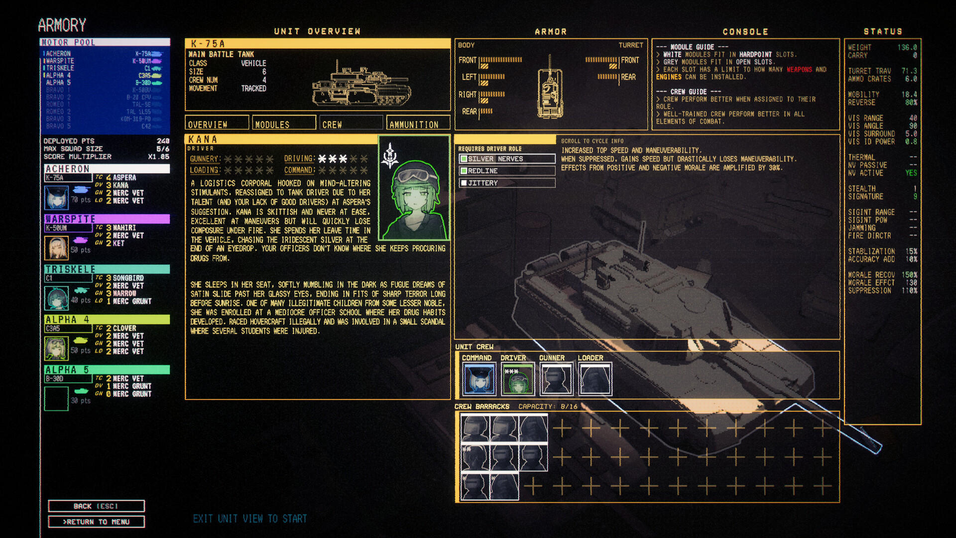 Armaphract screenshot 2
