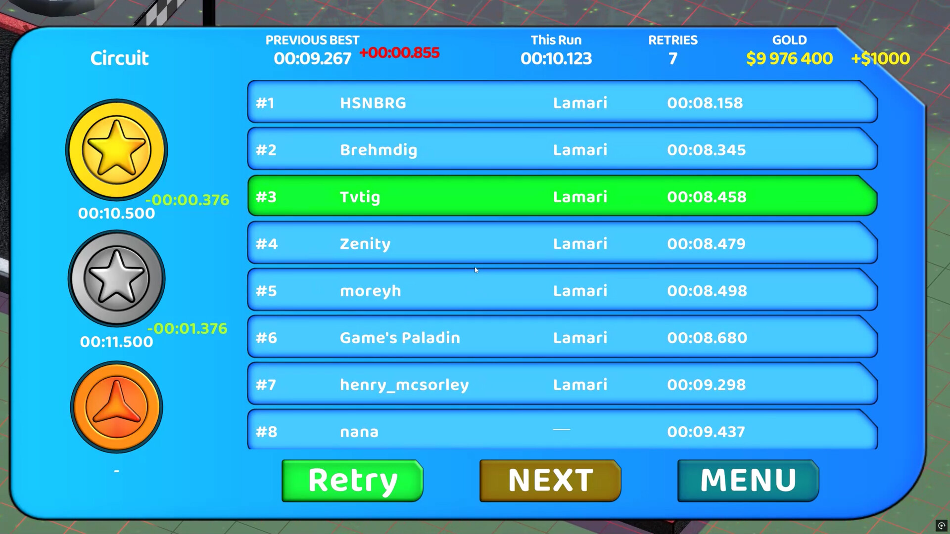 Race! Then Retry... screenshot 9