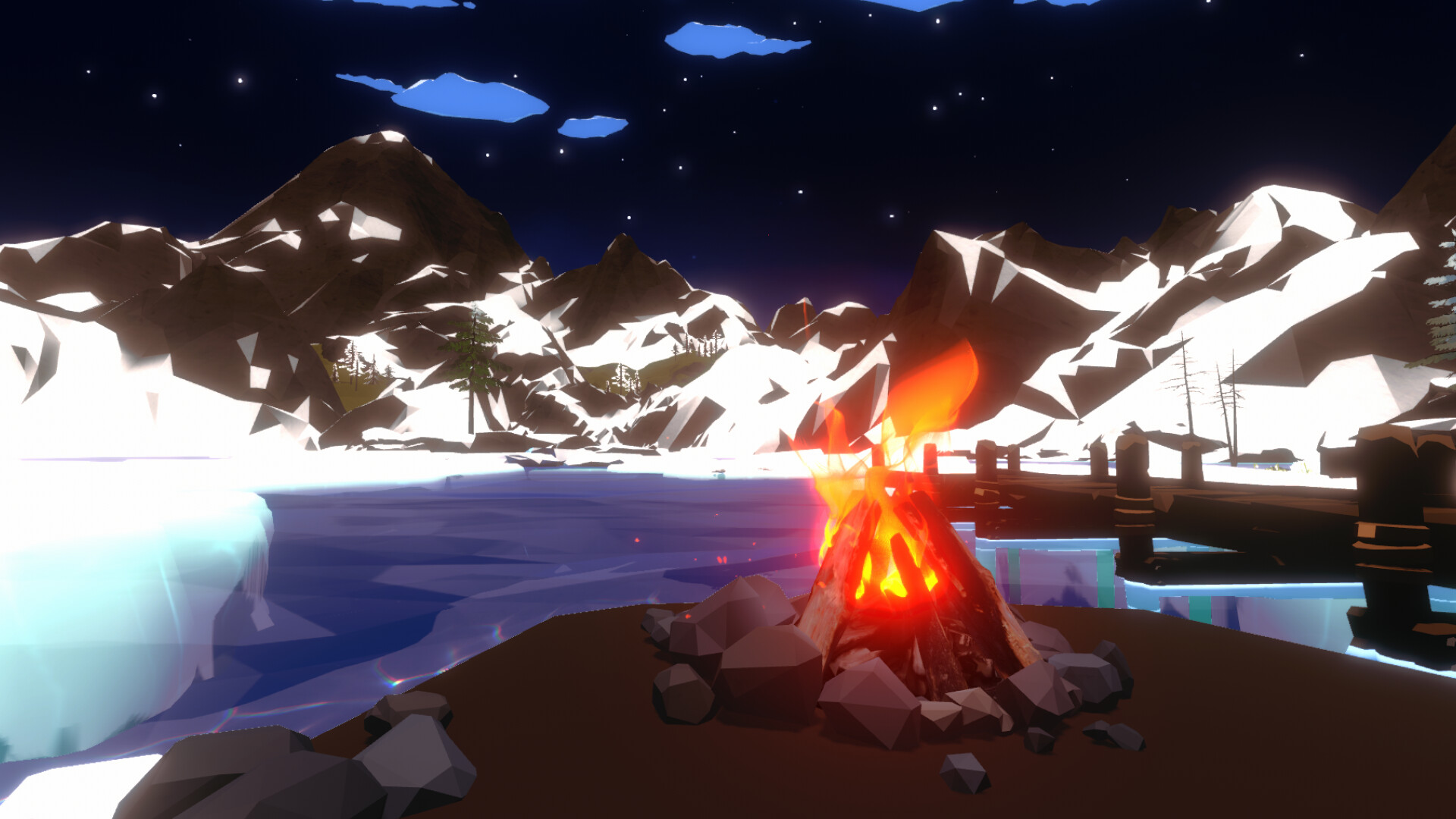 Campfire with Cat screenshot 2