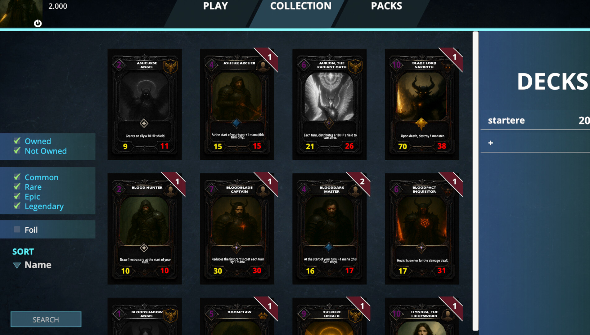 ShadowReign TCG screenshot 2
