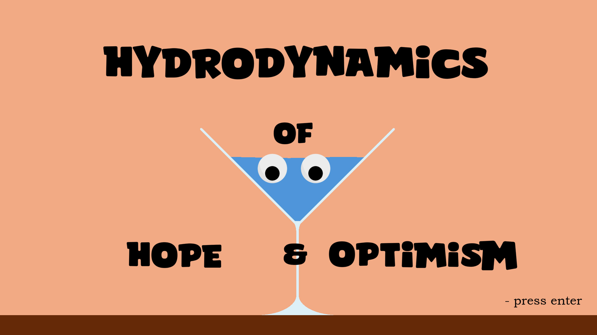 Hydrodynamics of Hope & Optimism screenshot 1