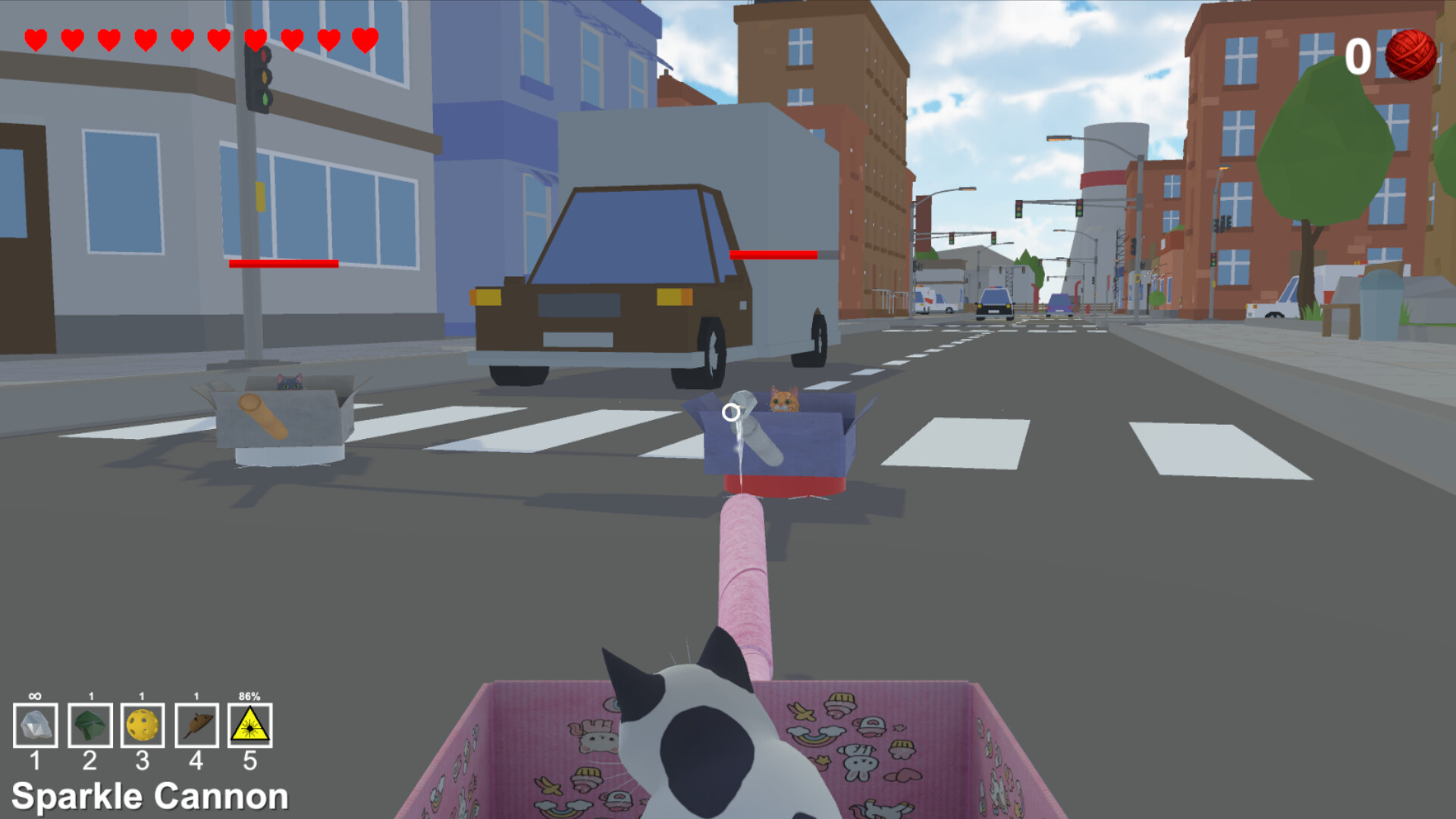 Purrfect Tanks - The Yarnpocalypse screenshot 4