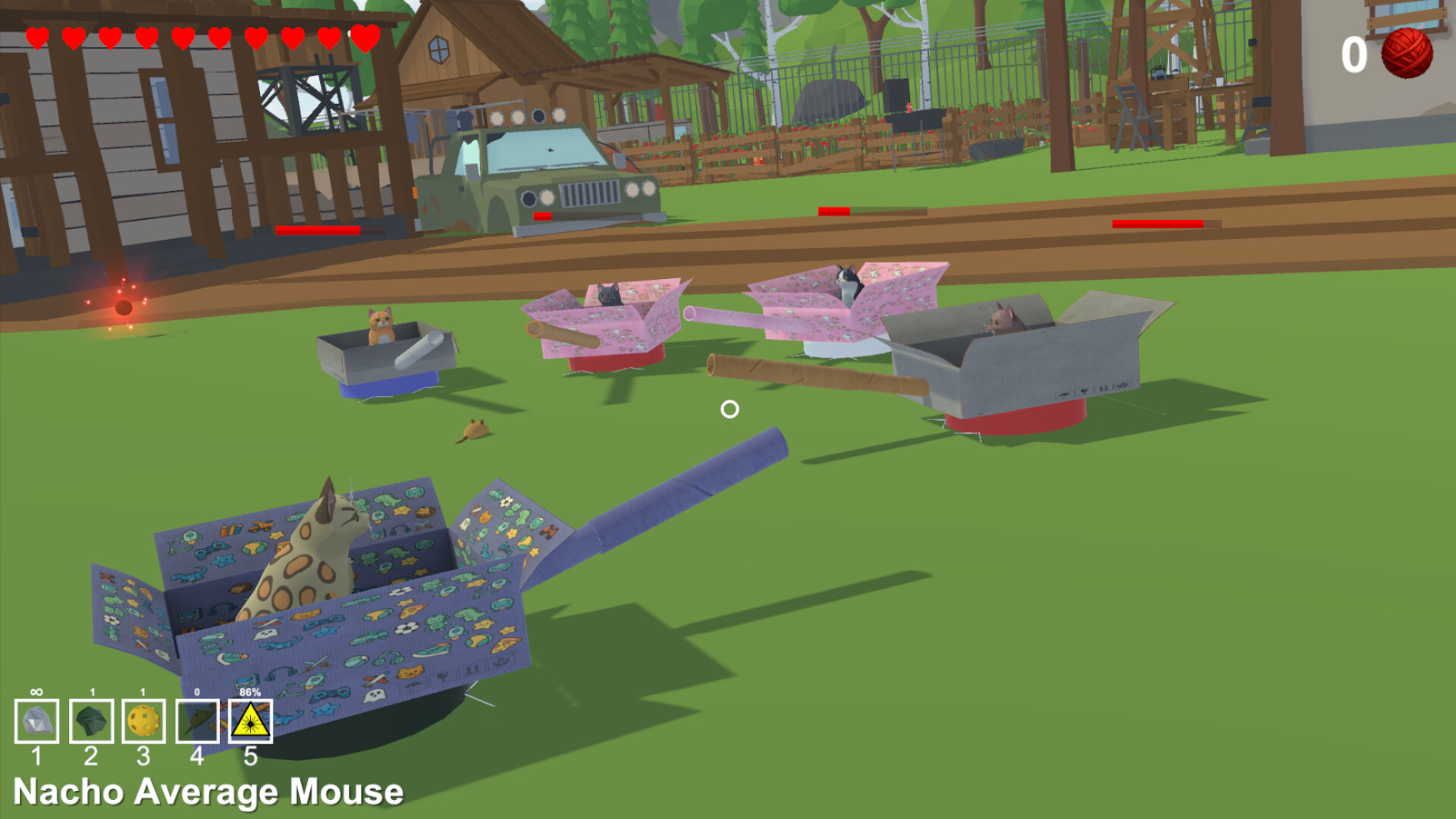 Purrfect Tanks - The Yarnpocalypse screenshot 2