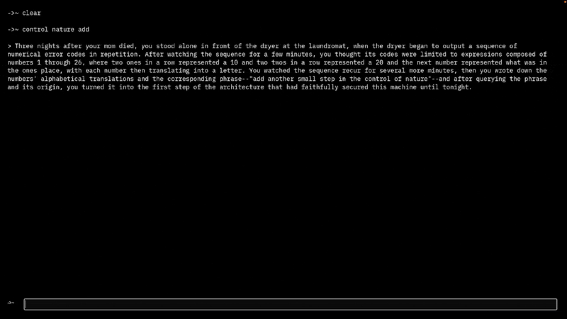 > Terminal screenshot 12
