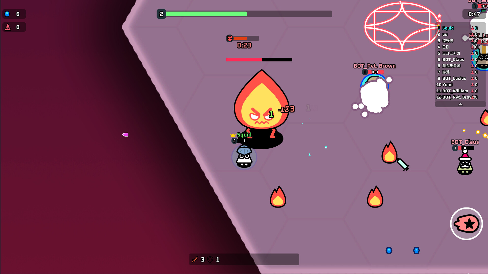 SQUIDWAR: PvP ROGUELIKE screenshot 5