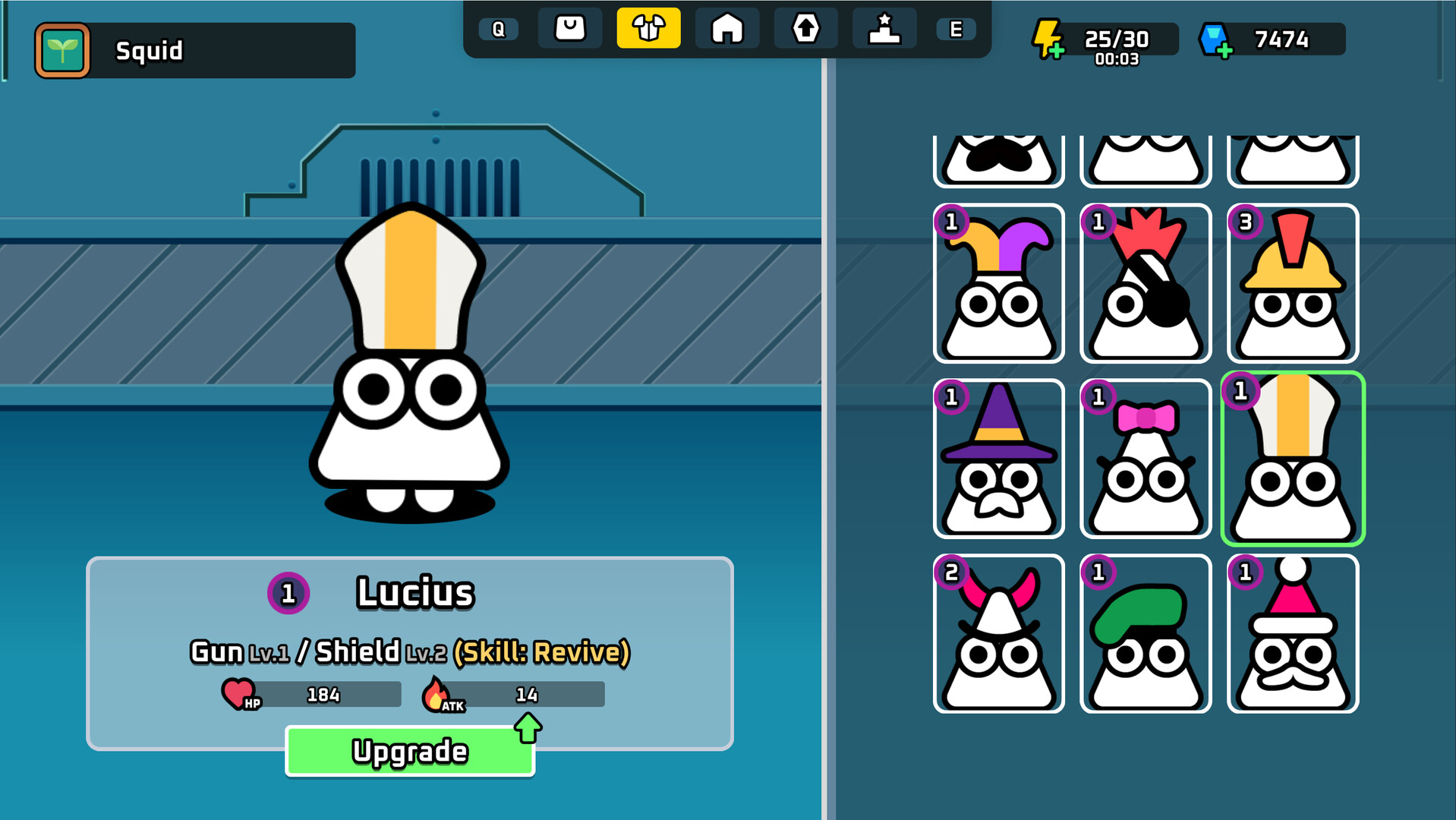 SQUIDWAR: PvP ROGUELIKE screenshot 2