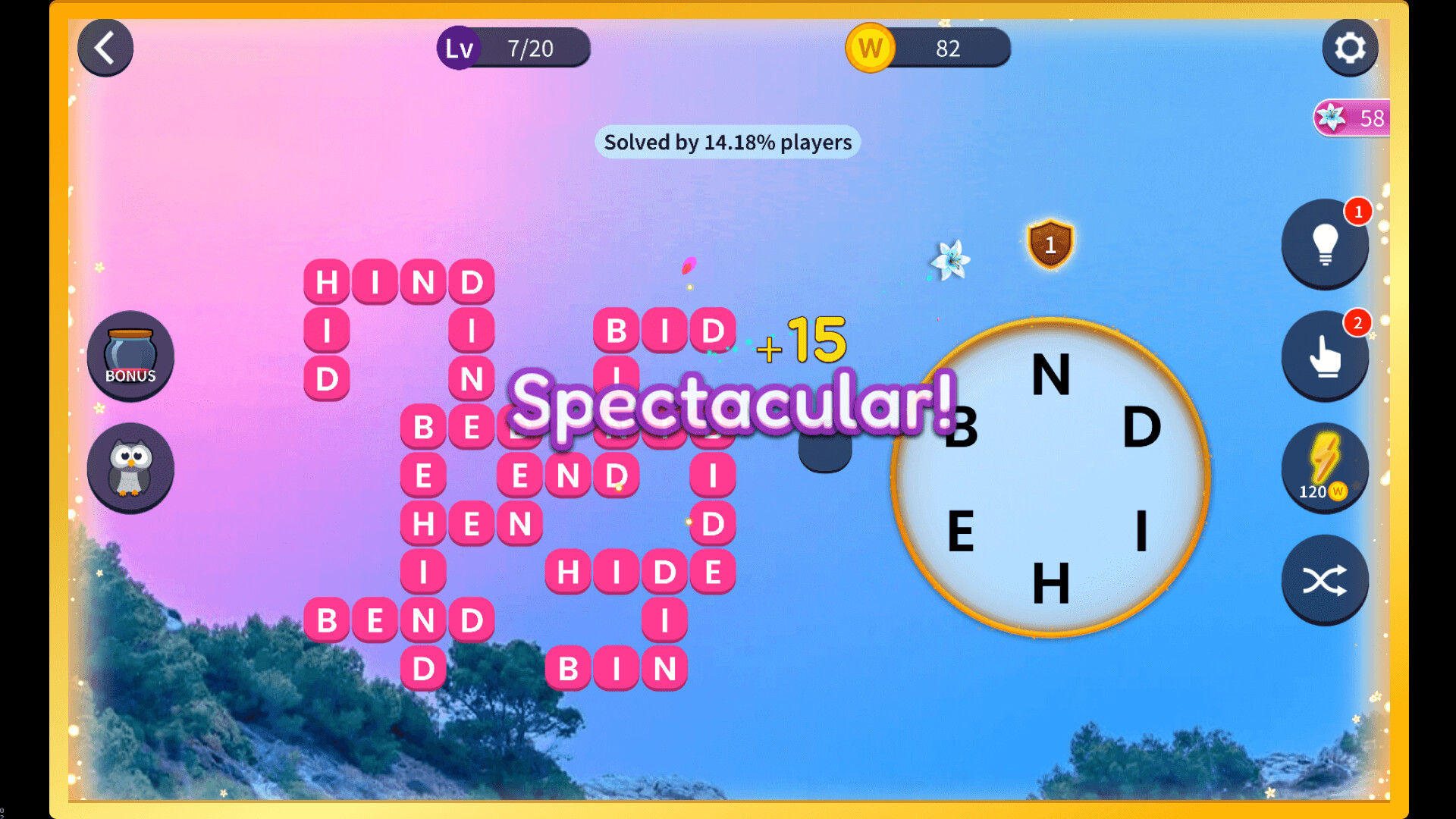 Serenity Word - Relaxing Puzzle screenshot 1