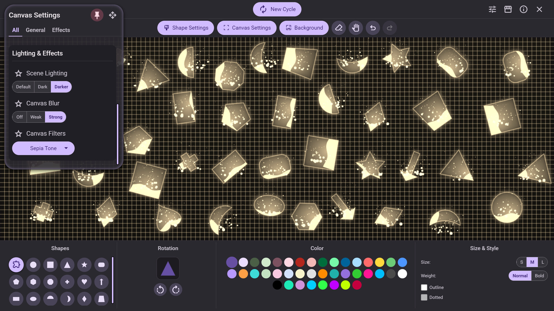 Ephemeral Art: Shapeweaver screenshot 5