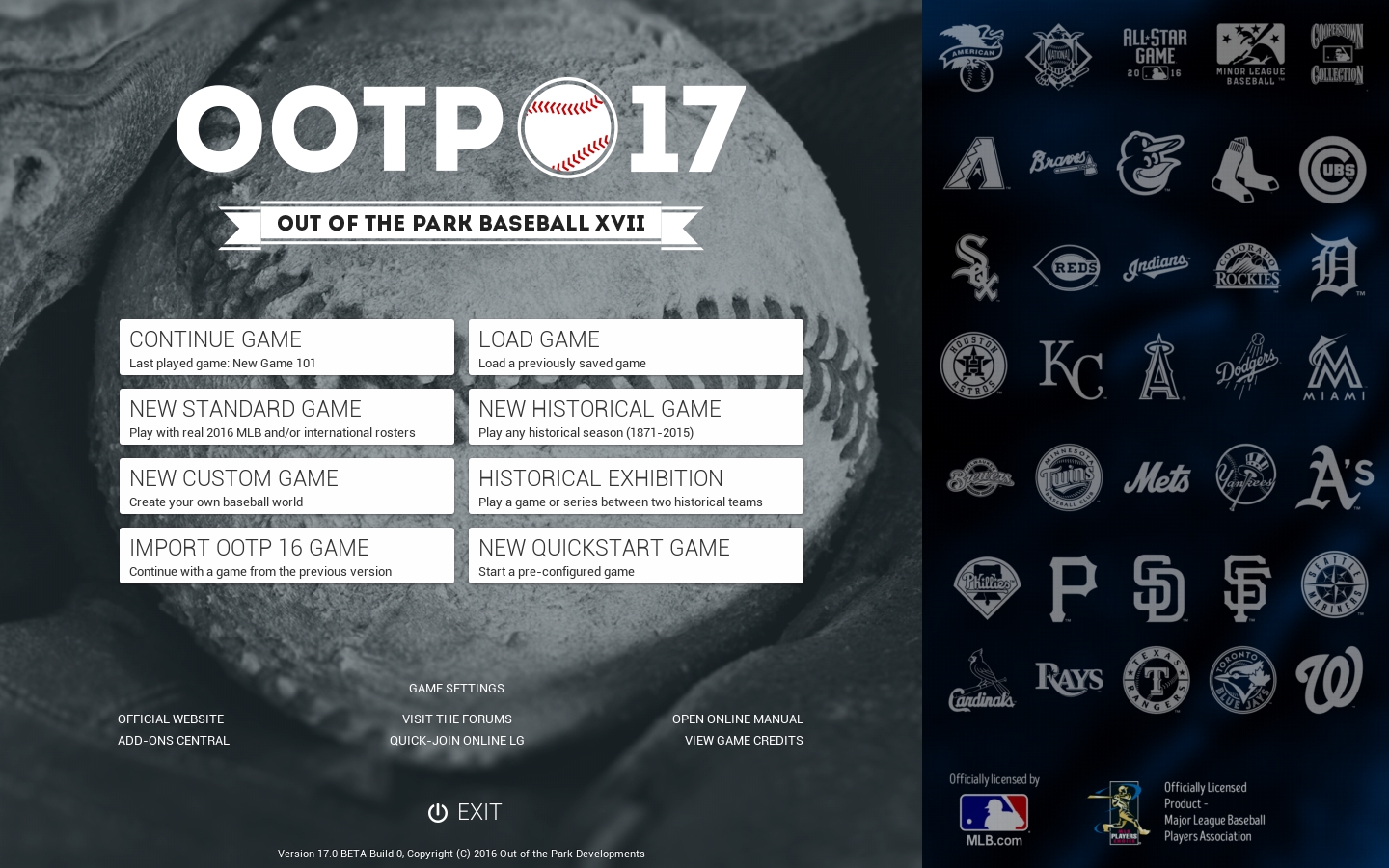 Out of the Park Baseball 17 screenshot 1