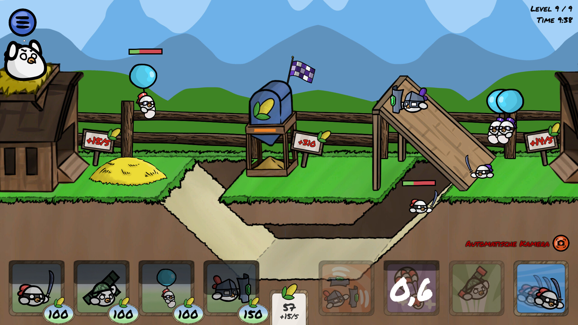 Hungry Chicks - Battle Farm screenshot 3