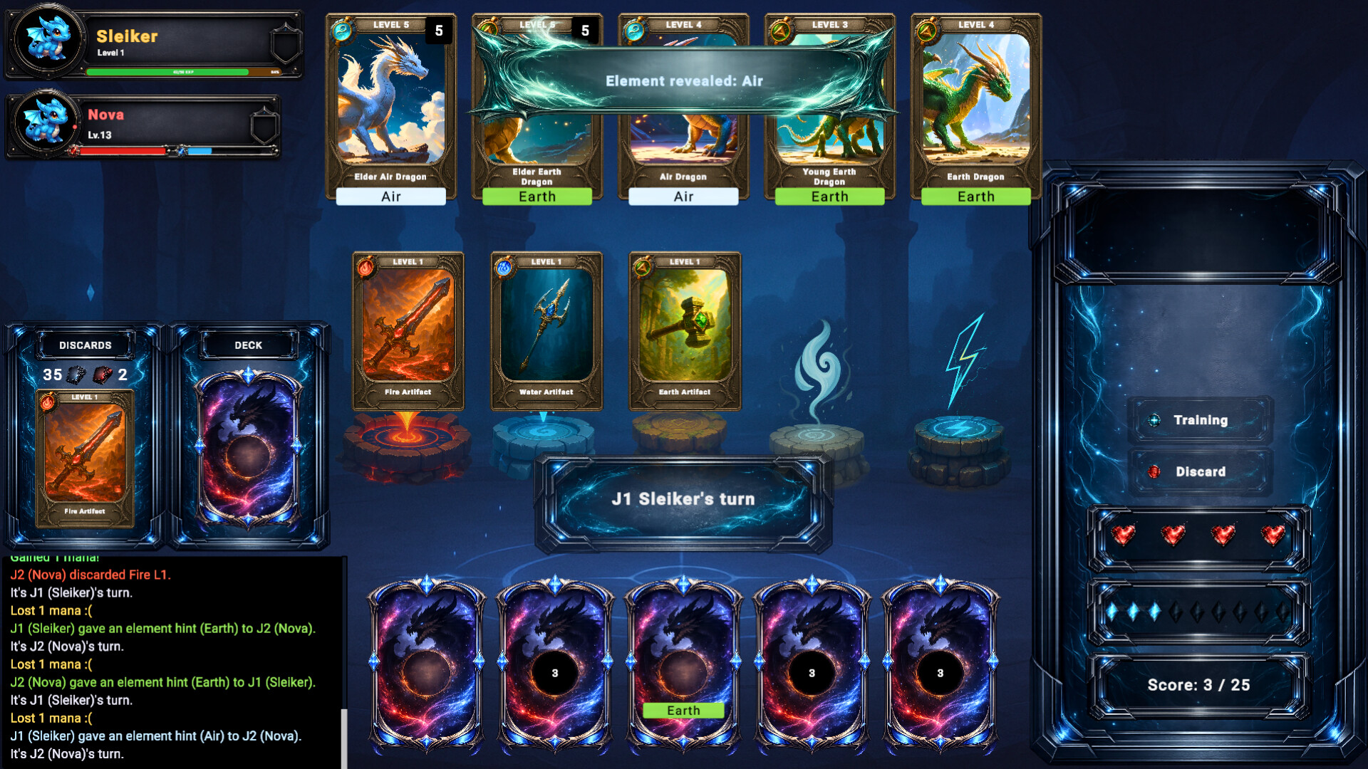 DraQu: Elemental Awakening screenshot 2