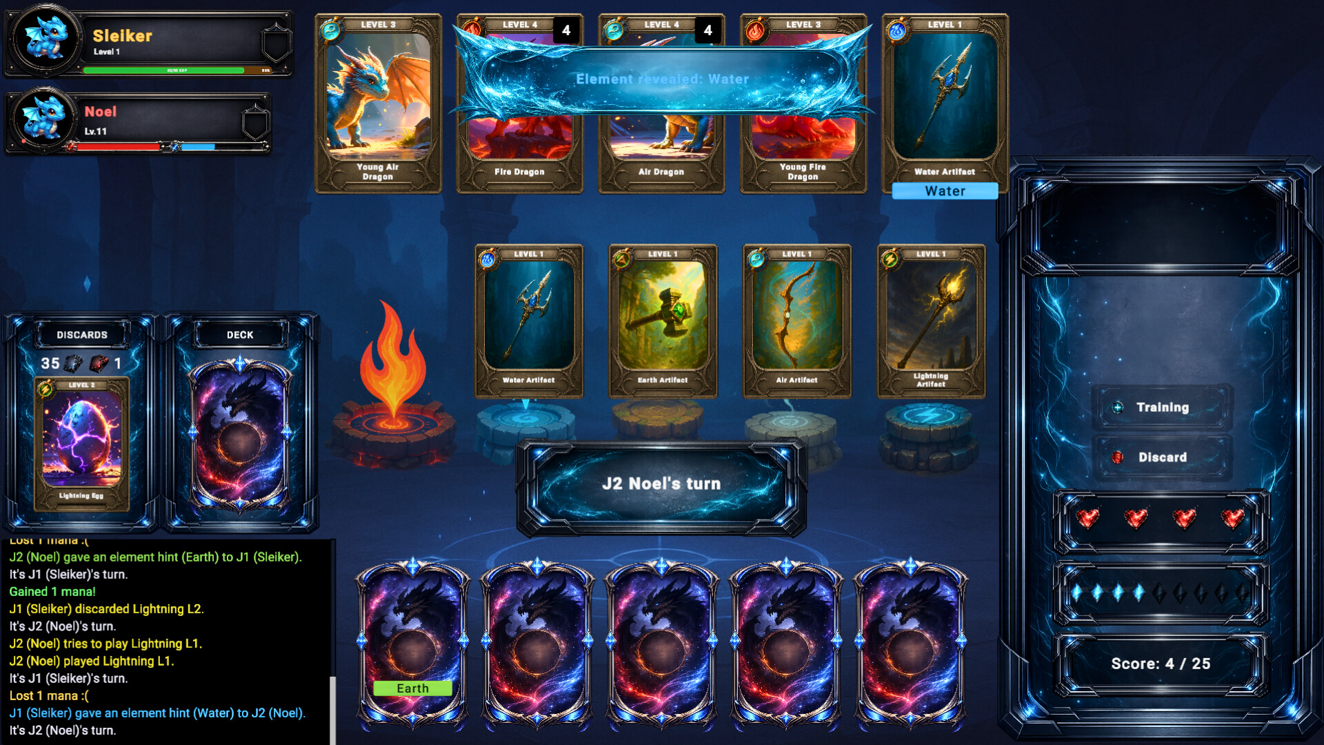 DraQu: Elemental Awakening screenshot 3