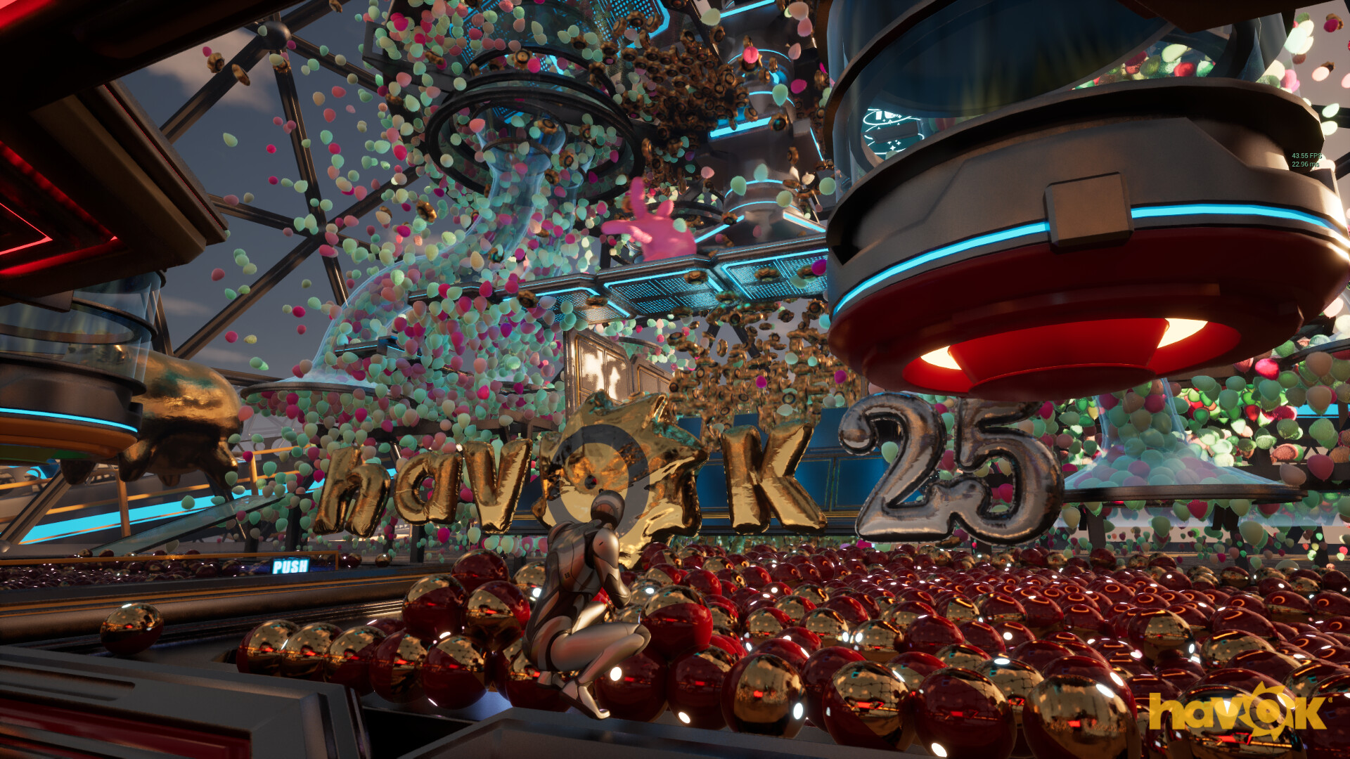 Havok Balloons Tech Showcase screenshot 1