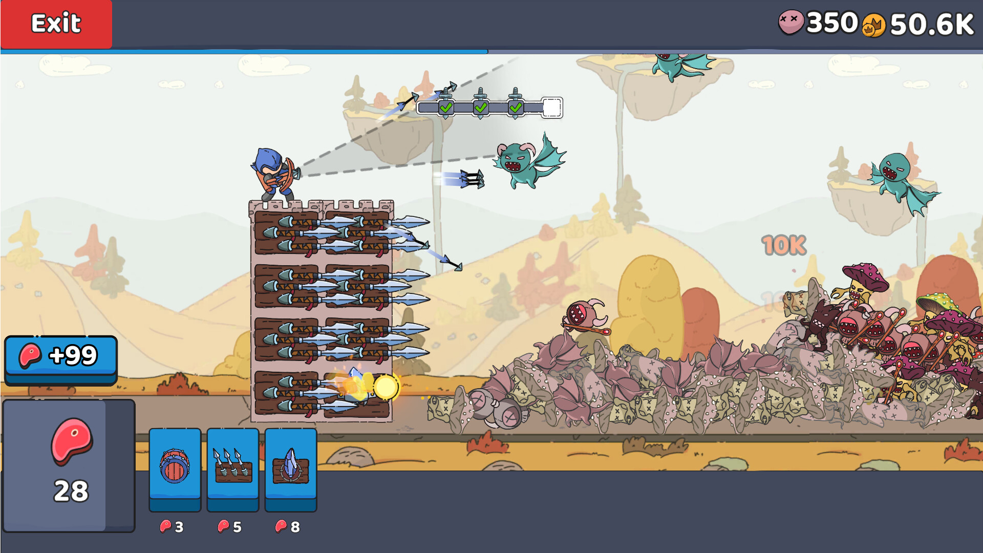 Tower vs Goblins: Fight & Defence screenshot 4