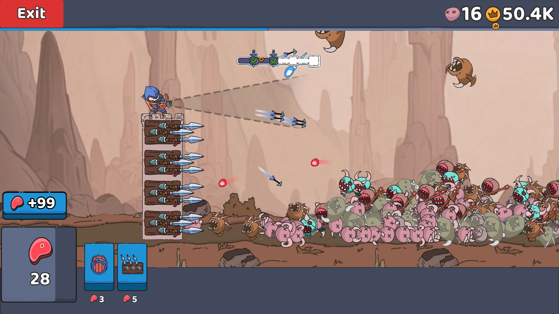 Tower vs Goblins: Fight & Defence screenshot 2