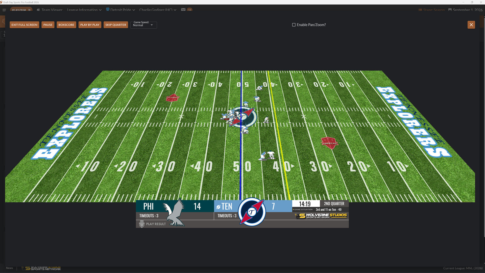 Draft Day Sports: Pro Football 2026 screenshot 1