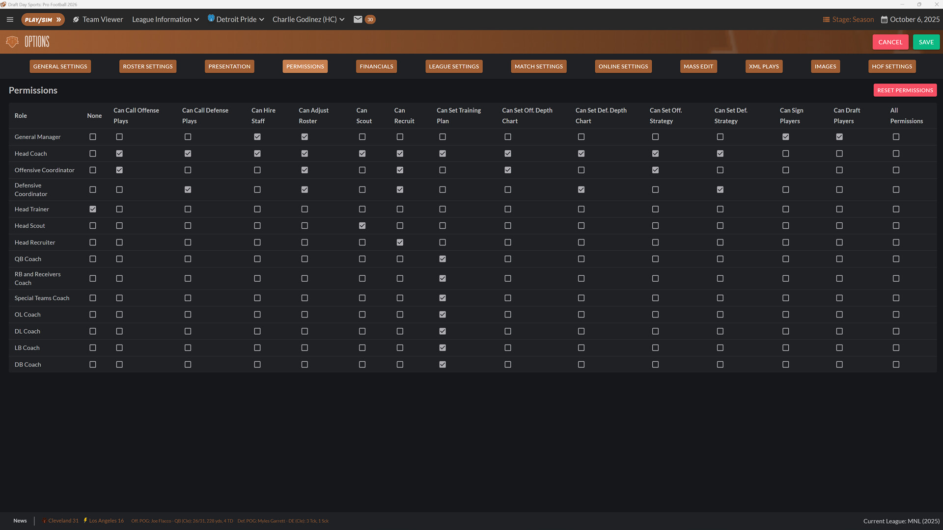 Draft Day Sports: Pro Football 2026 screenshot 2
