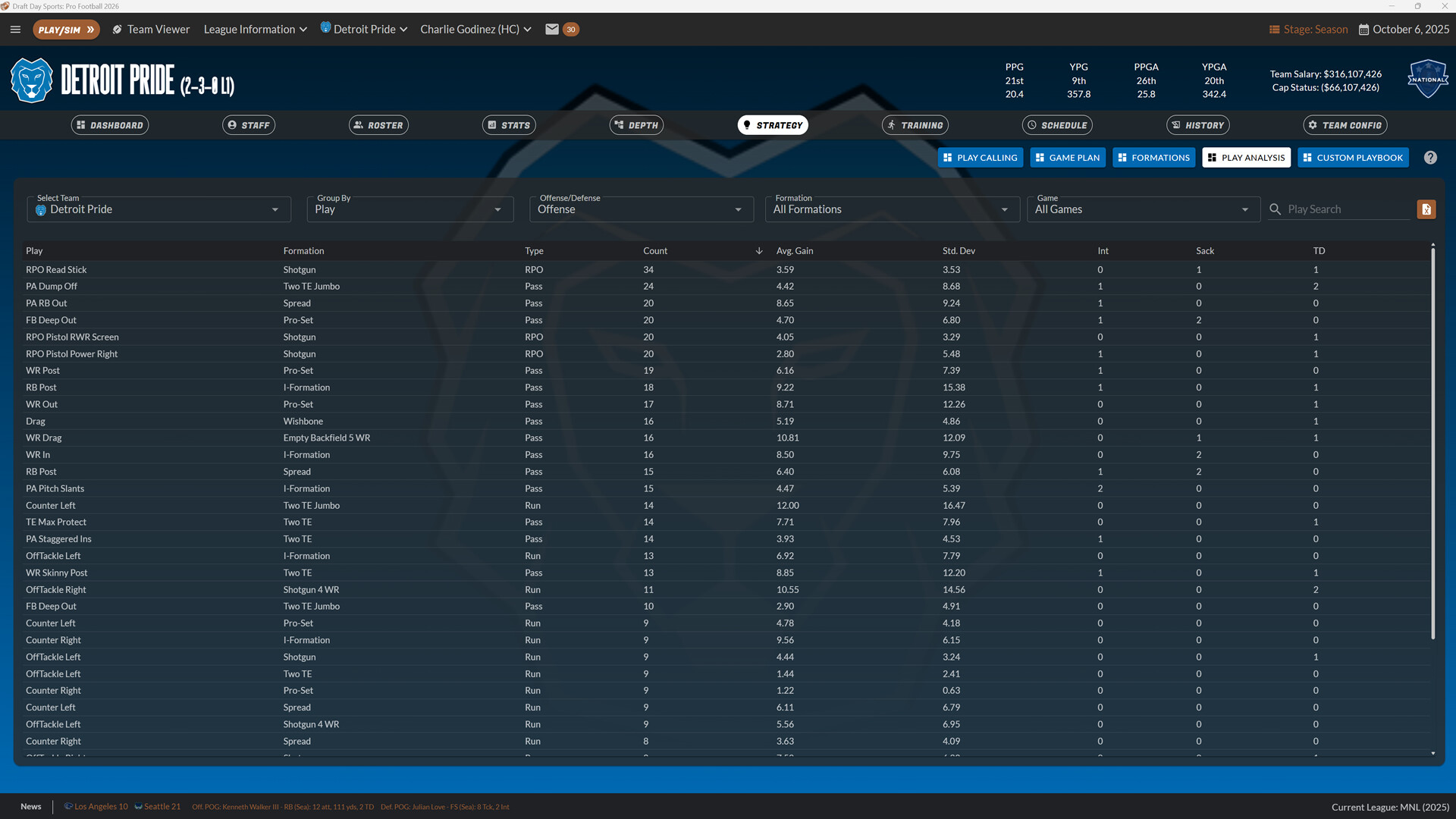 Draft Day Sports: Pro Football 2026 screenshot 7