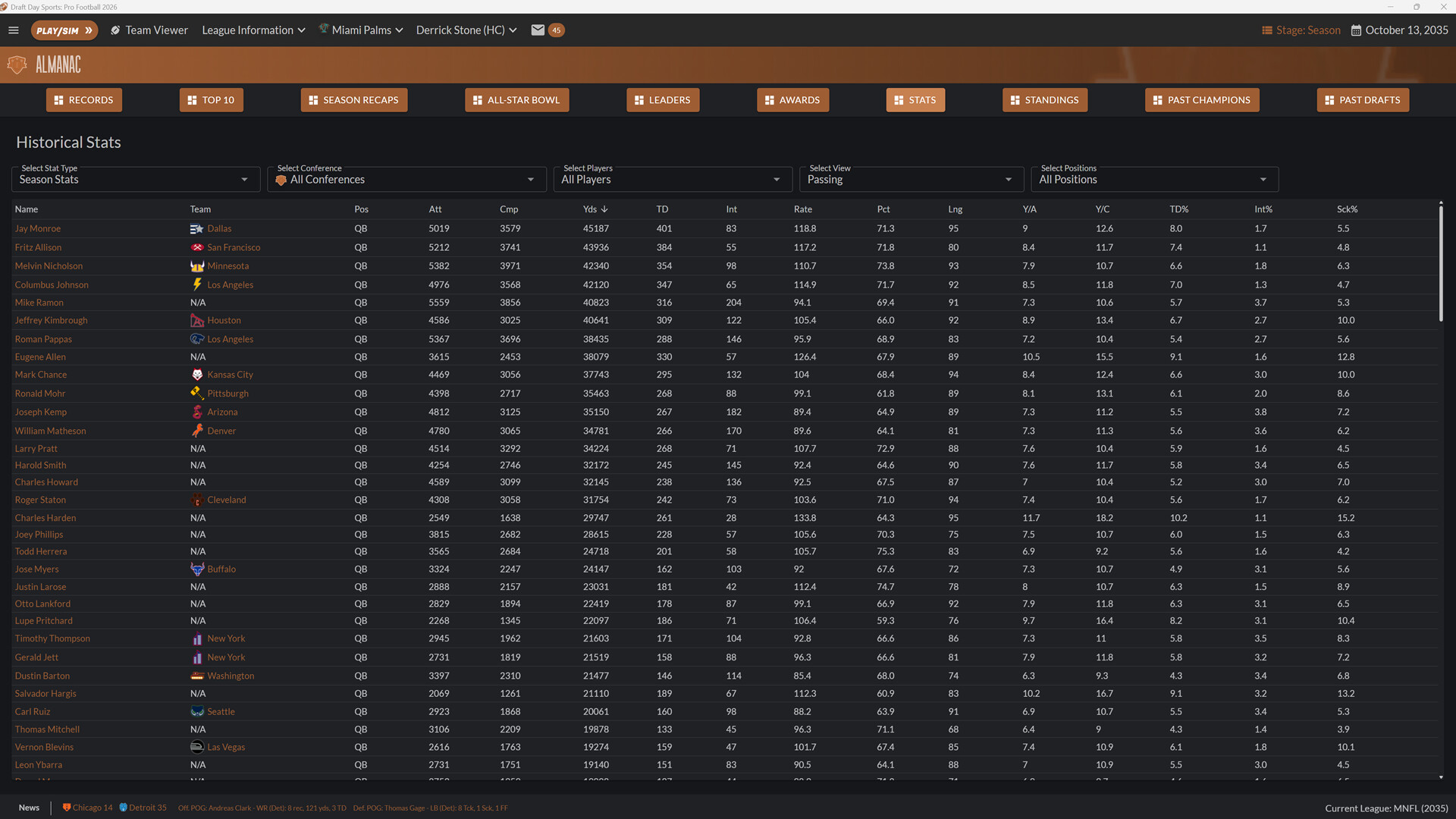 Draft Day Sports: Pro Football 2026 screenshot 8