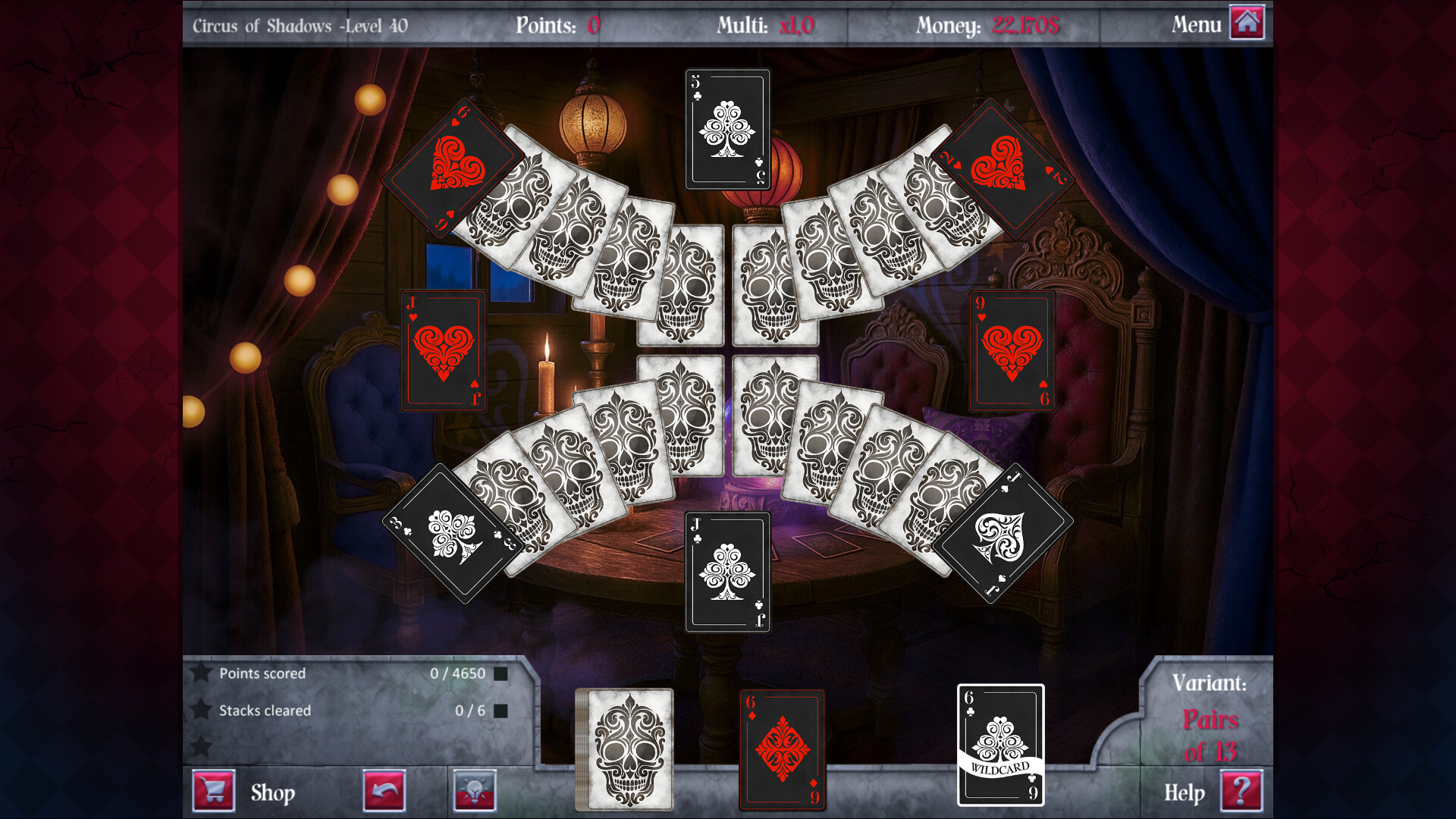 Eternal Night - Spooky Solitaire screenshot 4