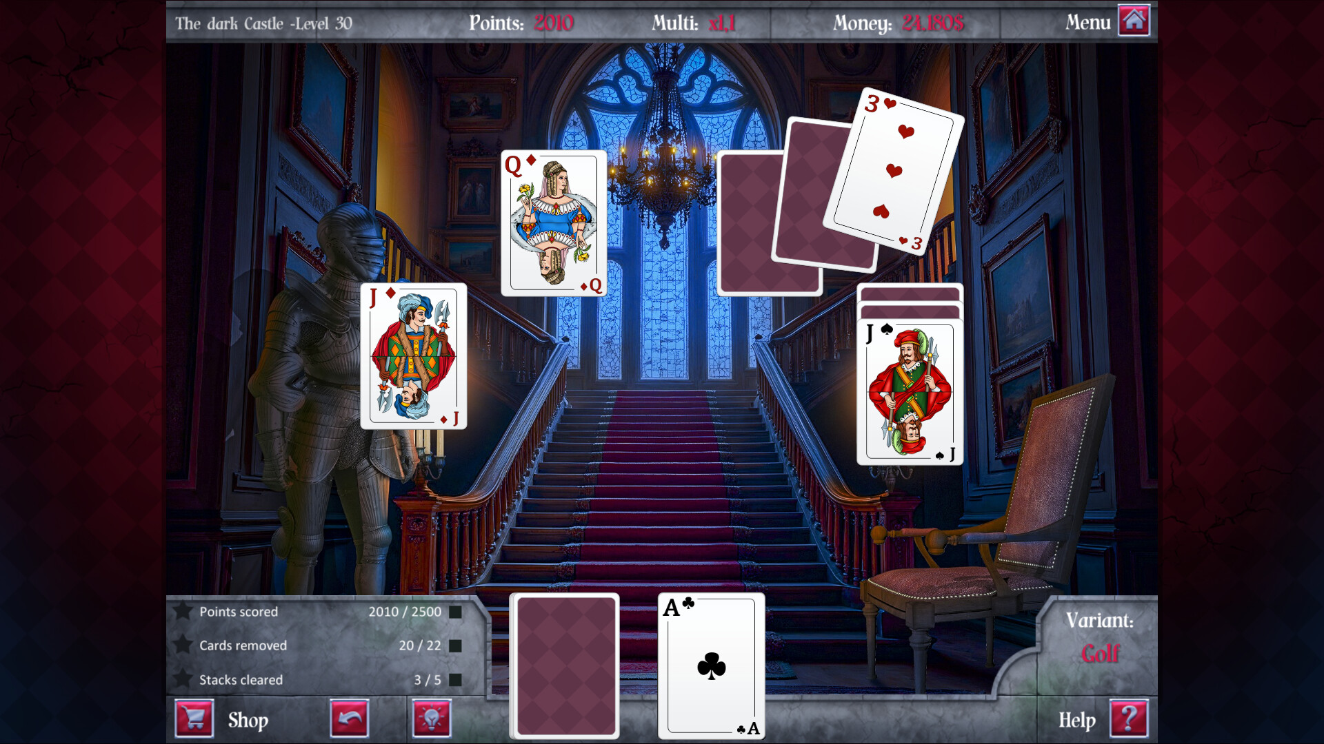 Eternal Night - Spooky Solitaire screenshot 6