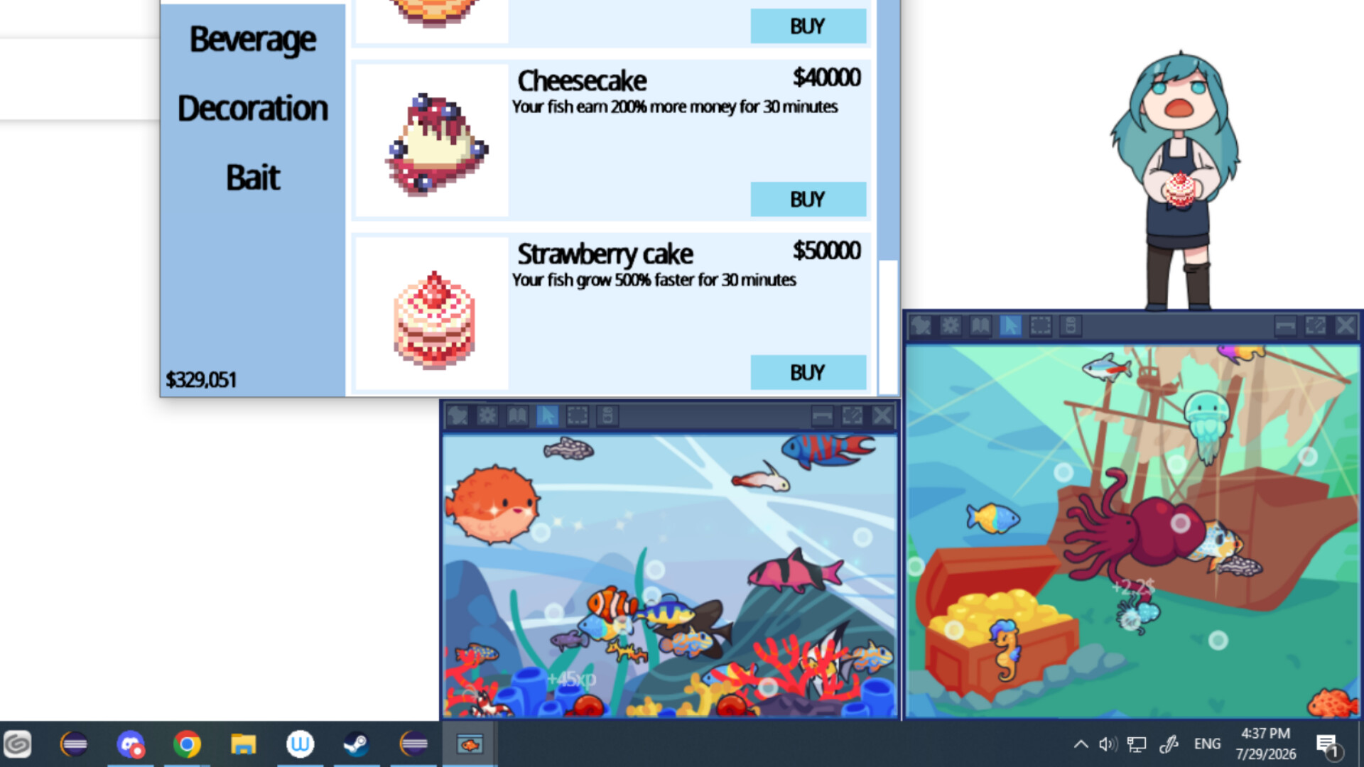Vquarium screenshot 2