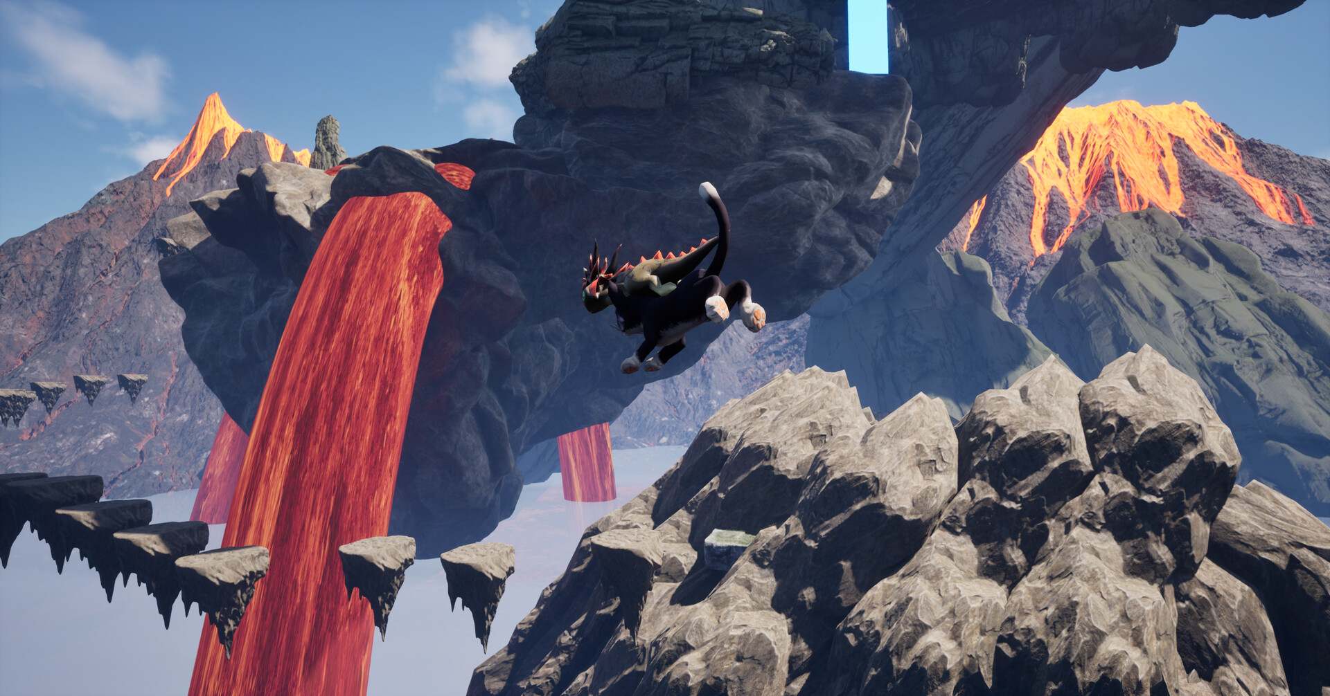 Run, Cat, RUN! - The Golden Chicken Chase screenshot 2