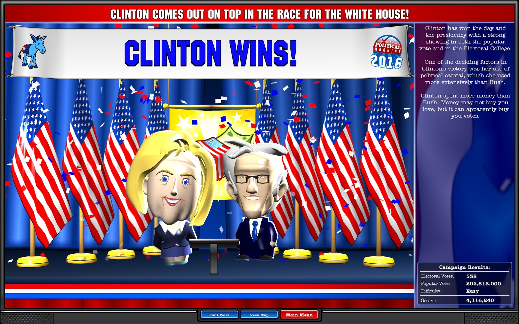 The Political Machine 2016 screenshot 16
