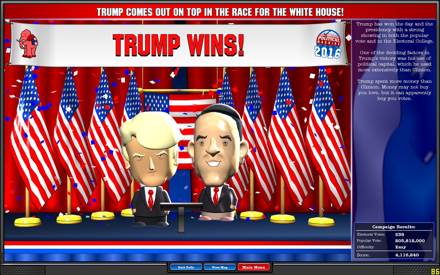 The Political Machine 2016 screenshot 14