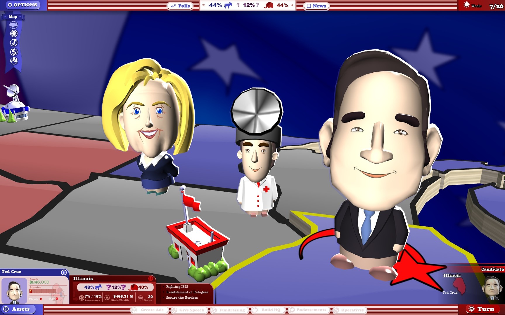 The Political Machine 2016 screenshot 13