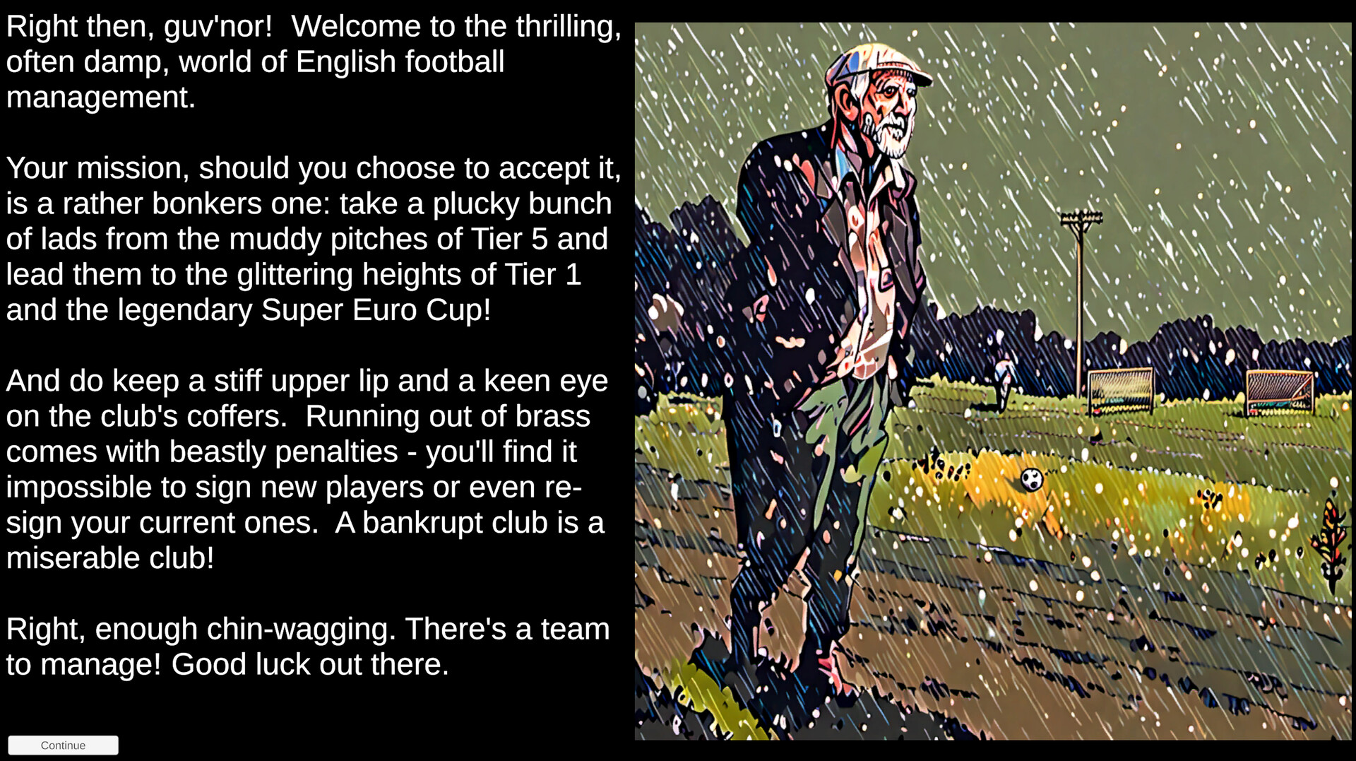 Retro Soccer Manager Sim 89 screenshot 1