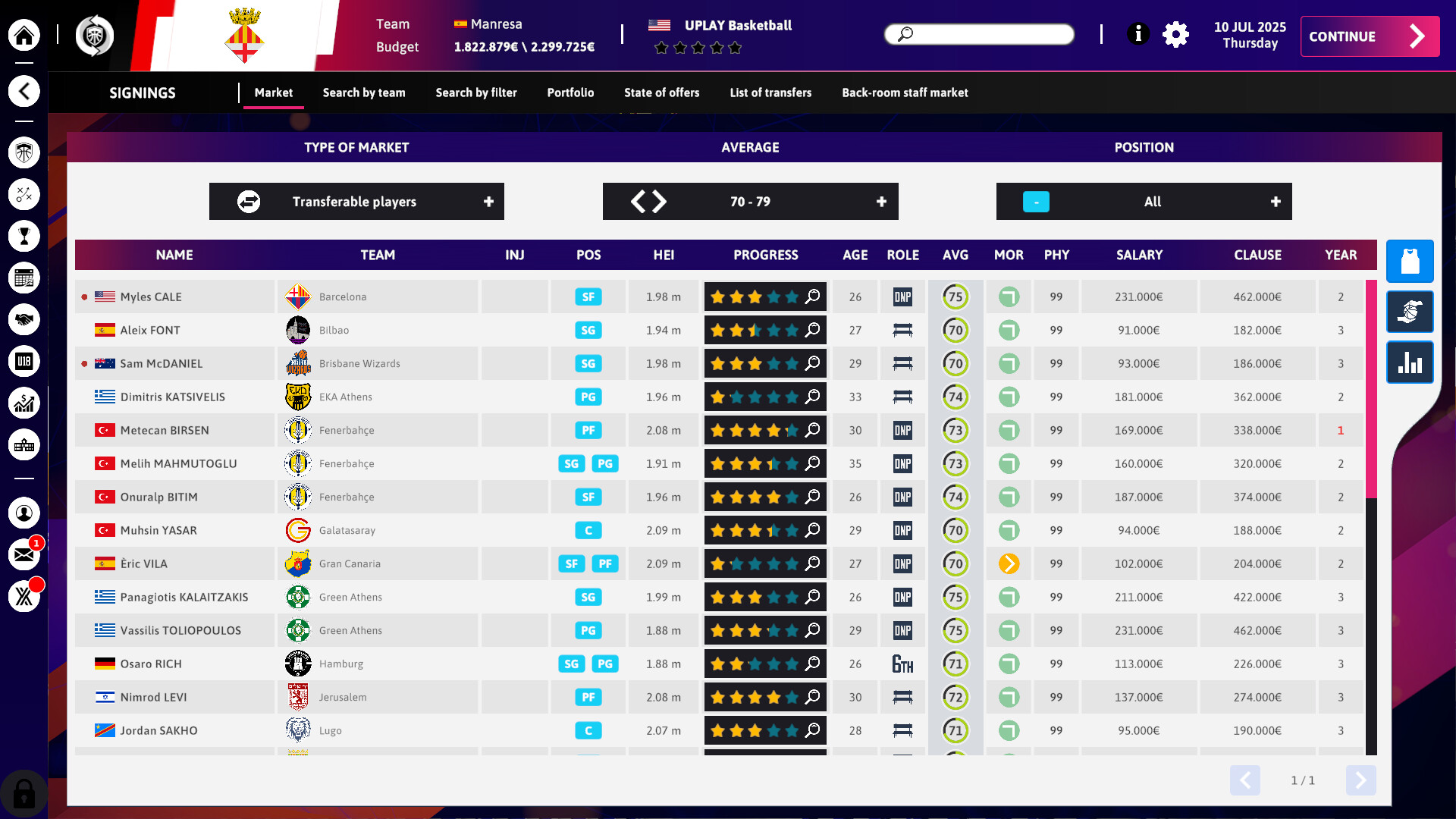 International Basketball Manager 26 screenshot 8