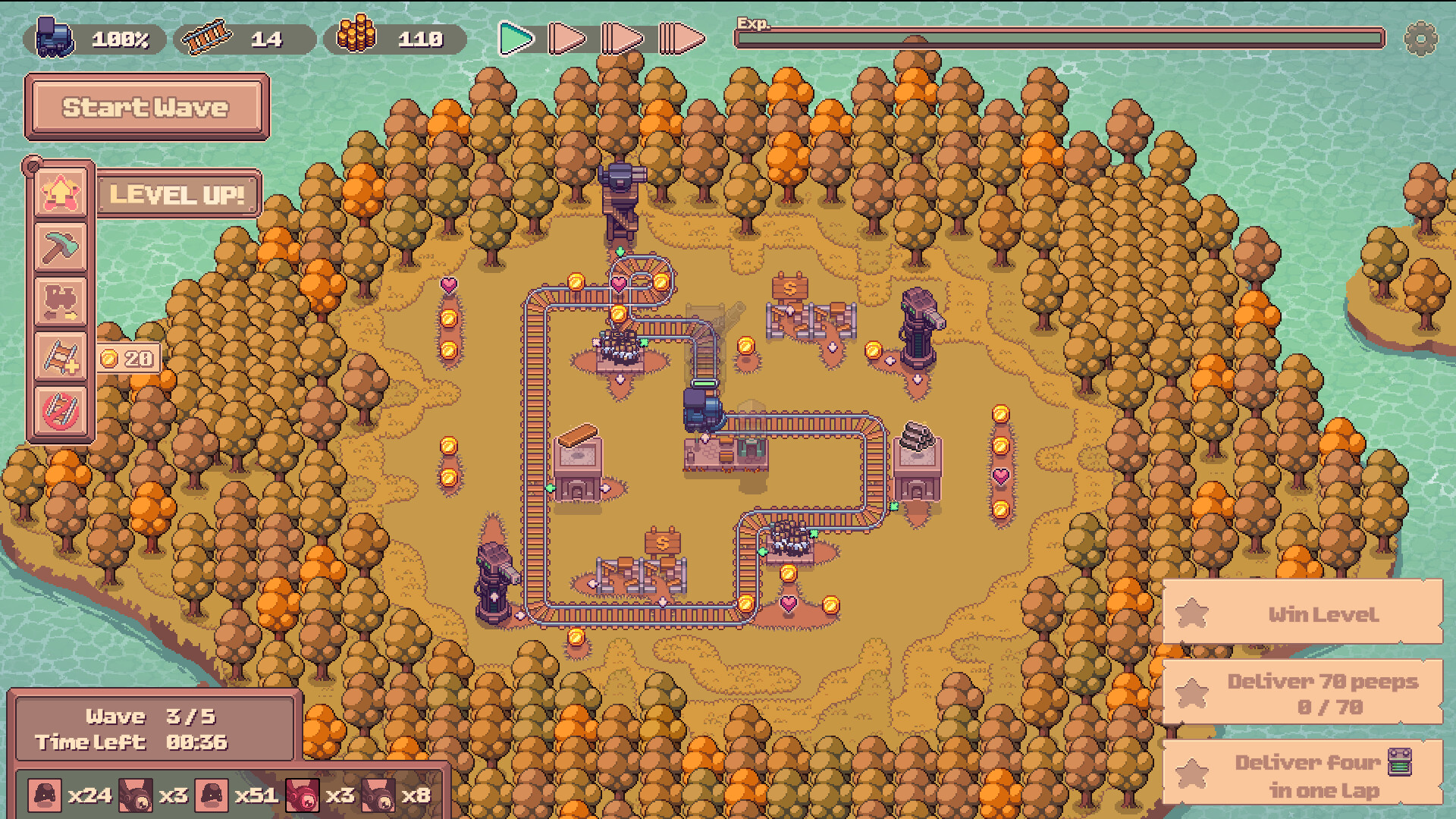 Choo Choo Defenders screenshot 1