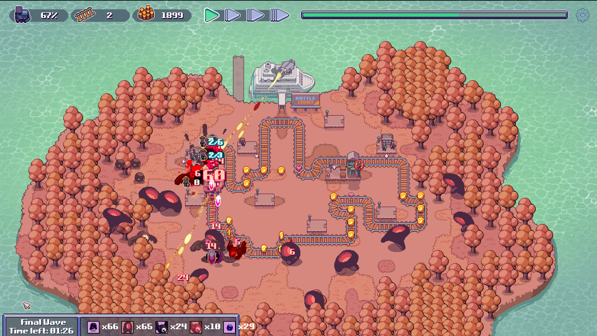 Choo Choo Defenders screenshot 4