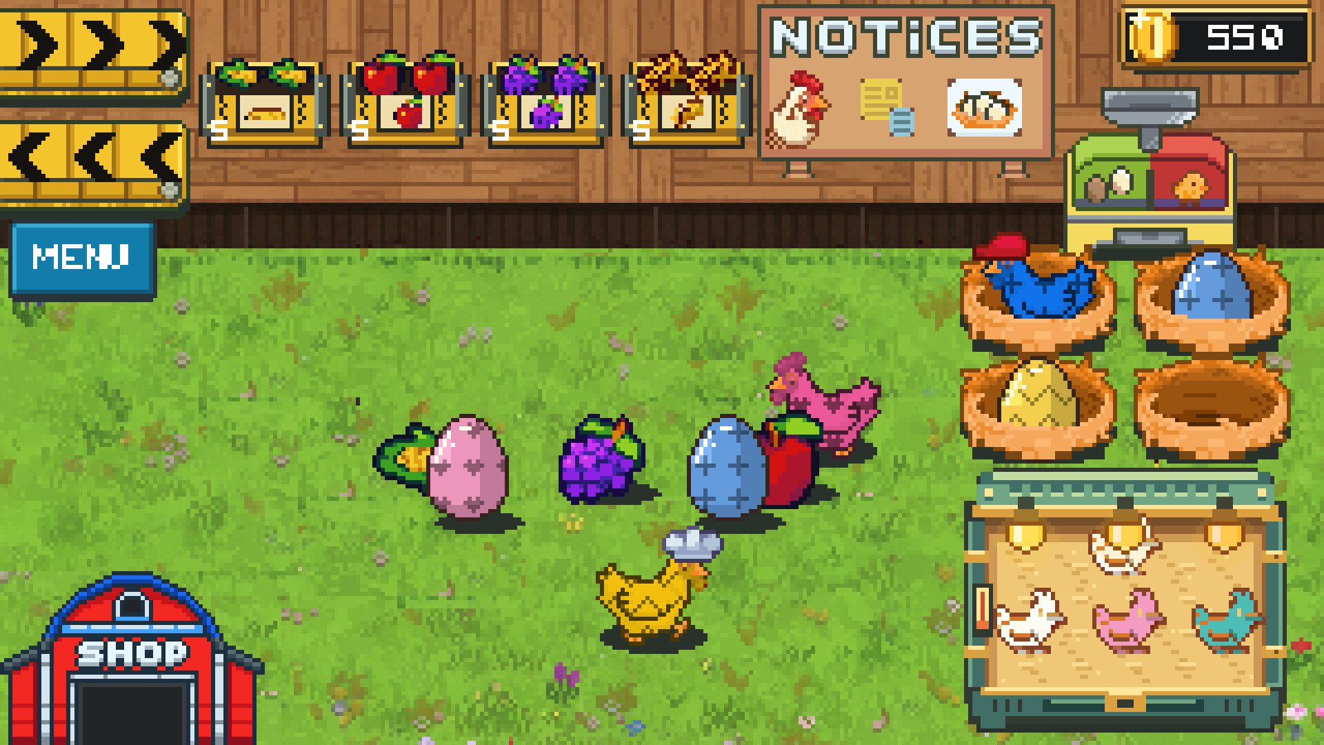 Rainbow Chickens screenshot 1