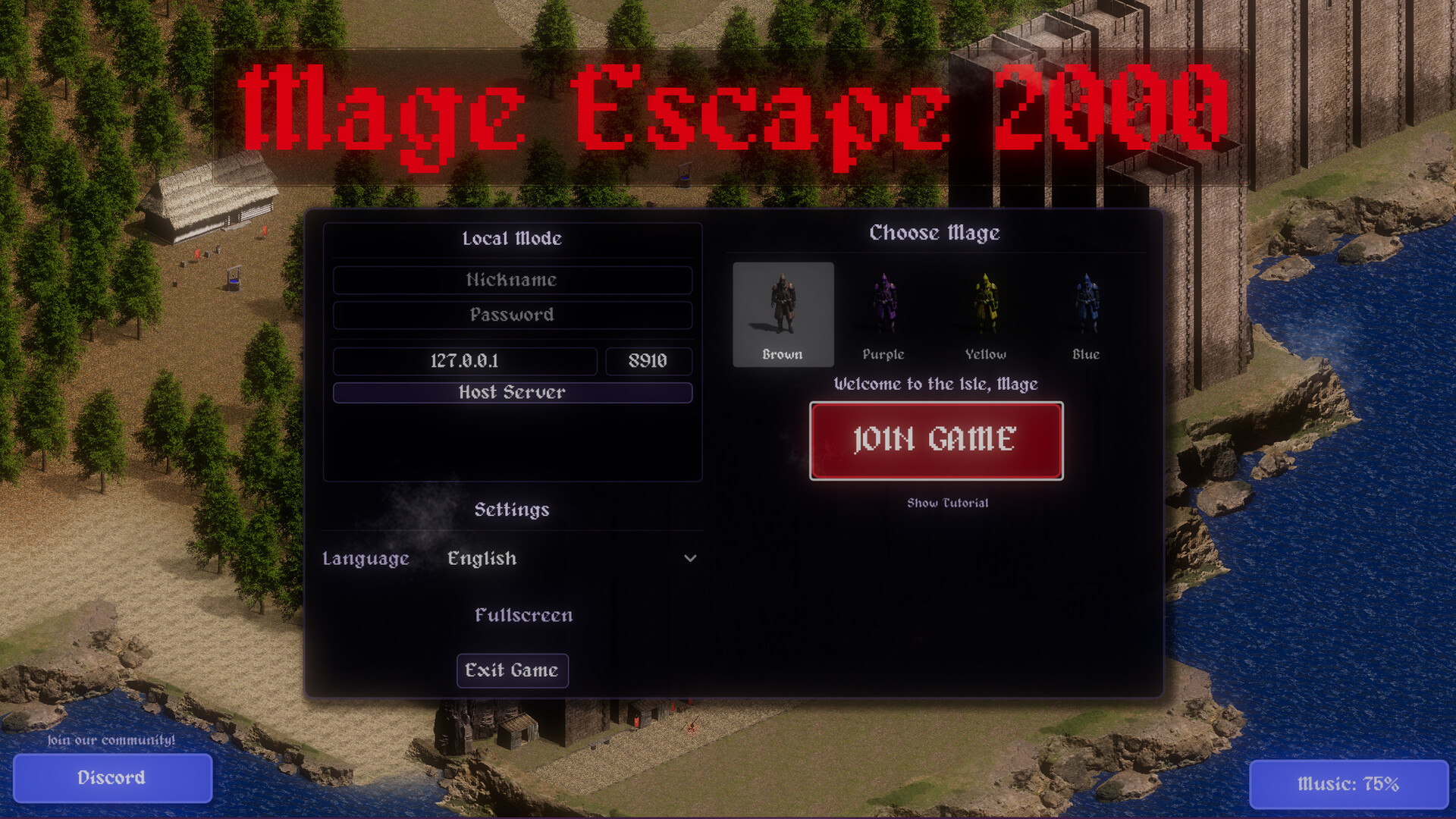 Mage Escape 2000 screenshot 1