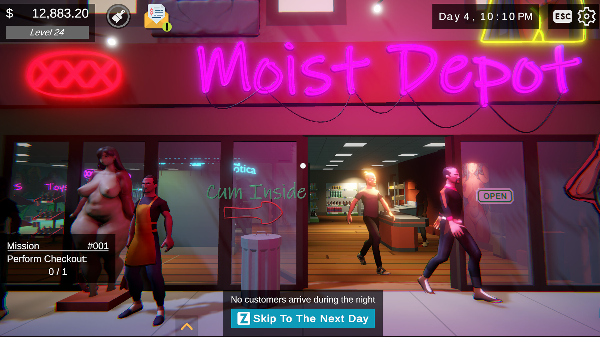 Moist Depot: Adult Store Simulator screenshot 4
