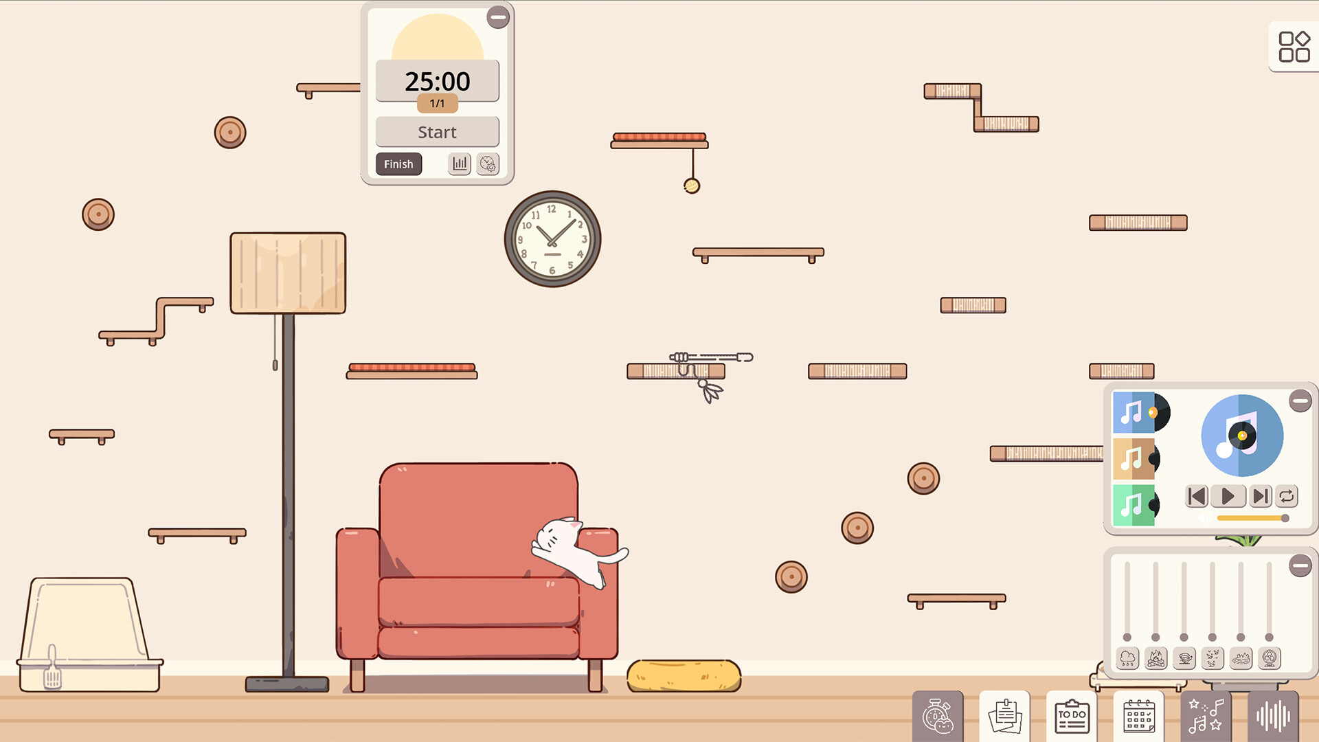 Meow Time: cozy cat room screenshot 4