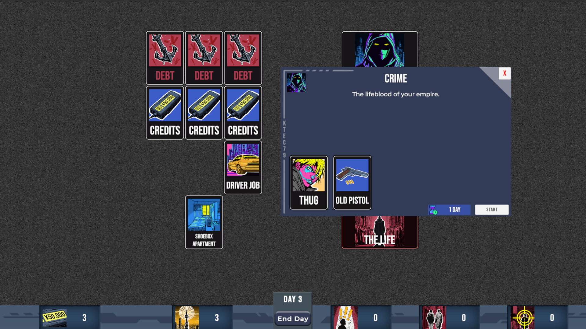 MafiaPunk: A Card Sim screenshot 3