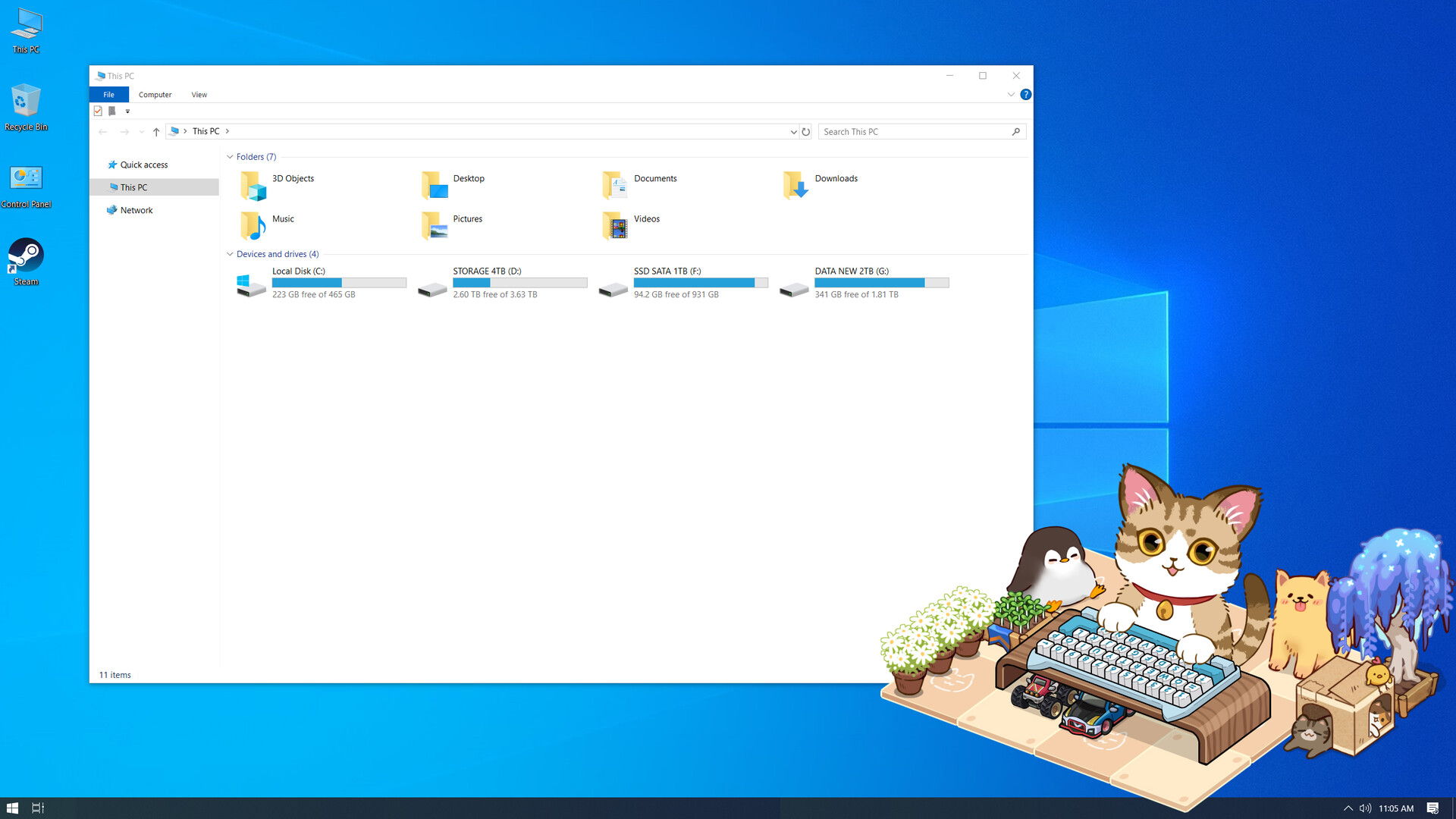 Nekotype Keyboard Cat Simulator screenshot 1