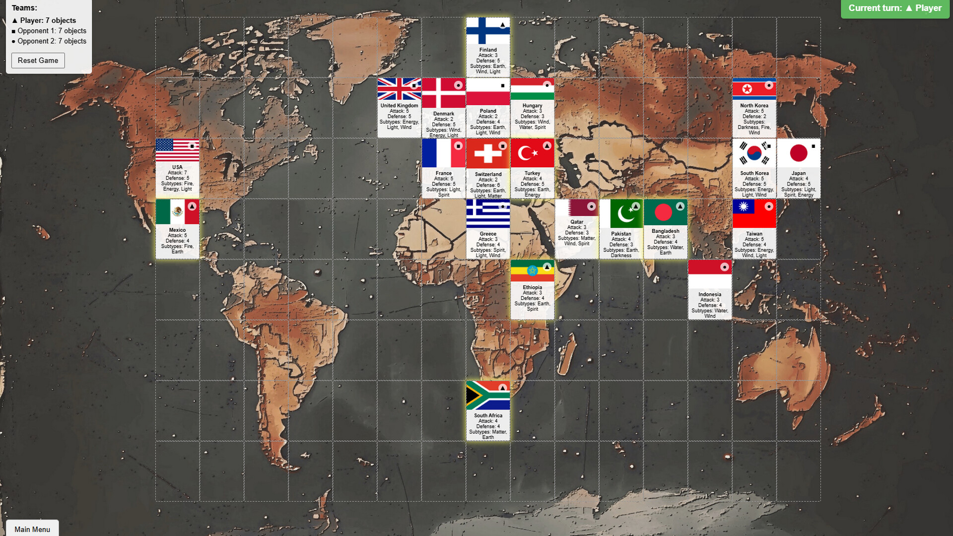 GLOBAL CONTROL COUNTRIES screenshot 1