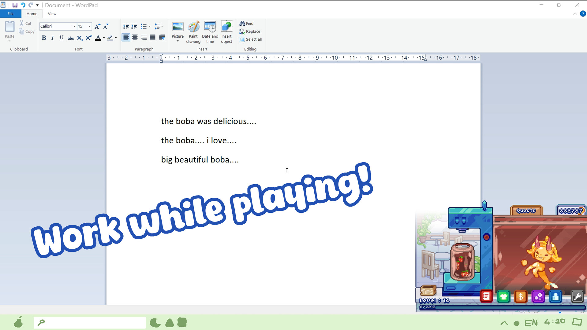 bobanook! screenshot 3