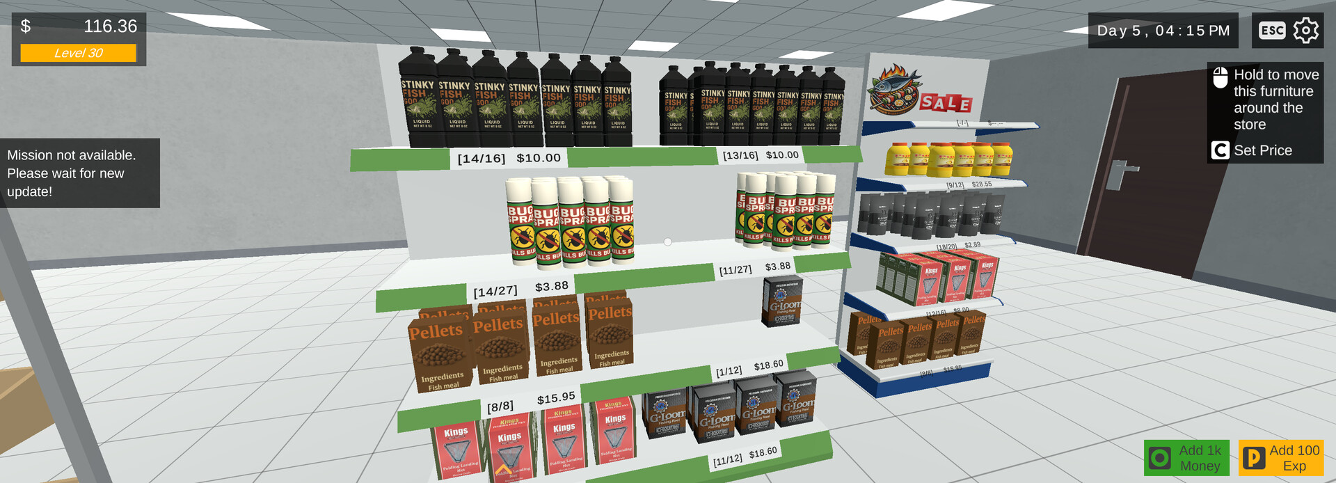 BAIT & TACKLE STORE SIMULATOR screenshot 1