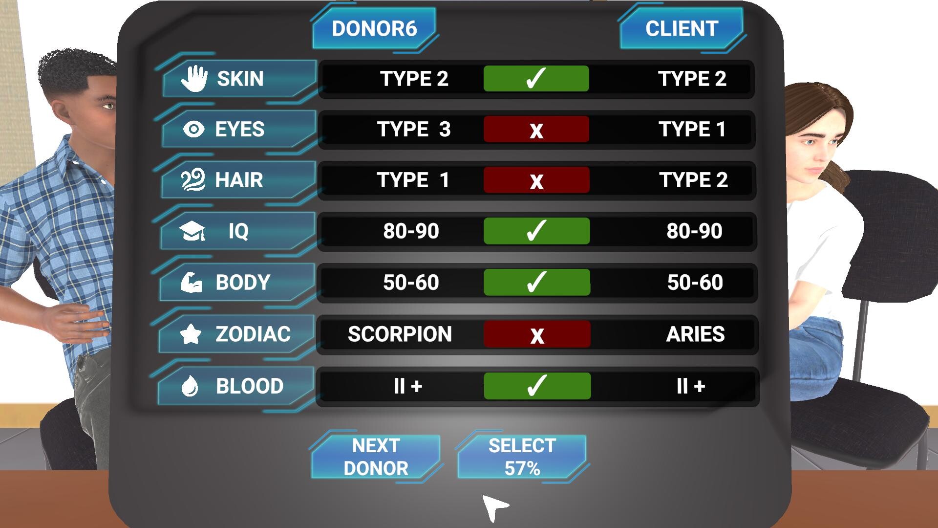 Donor Clinic Simulator screenshot 4