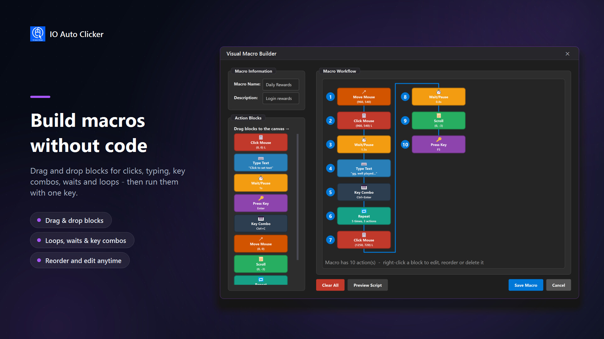 IO Auto Clicker screenshot 3