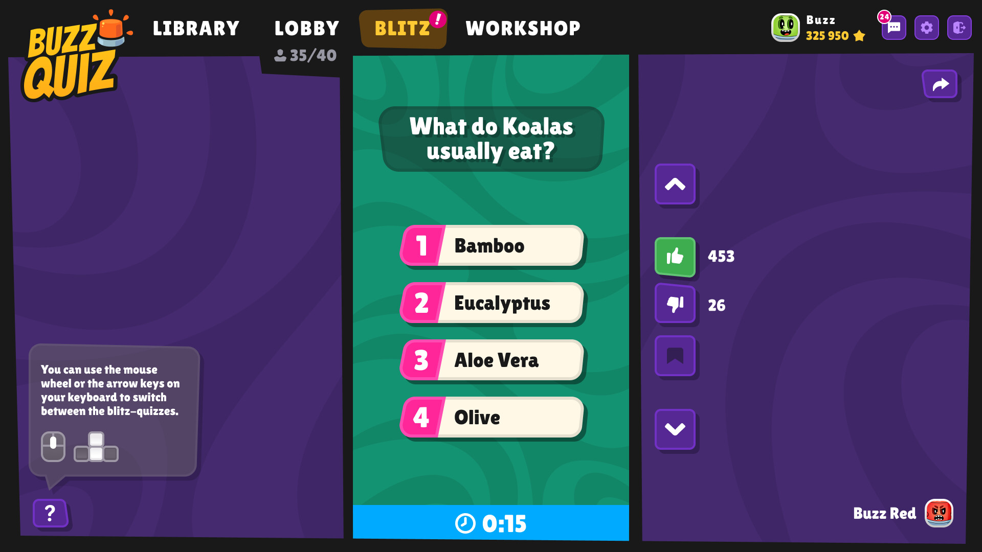 BUZZ QUIZ screenshot 3