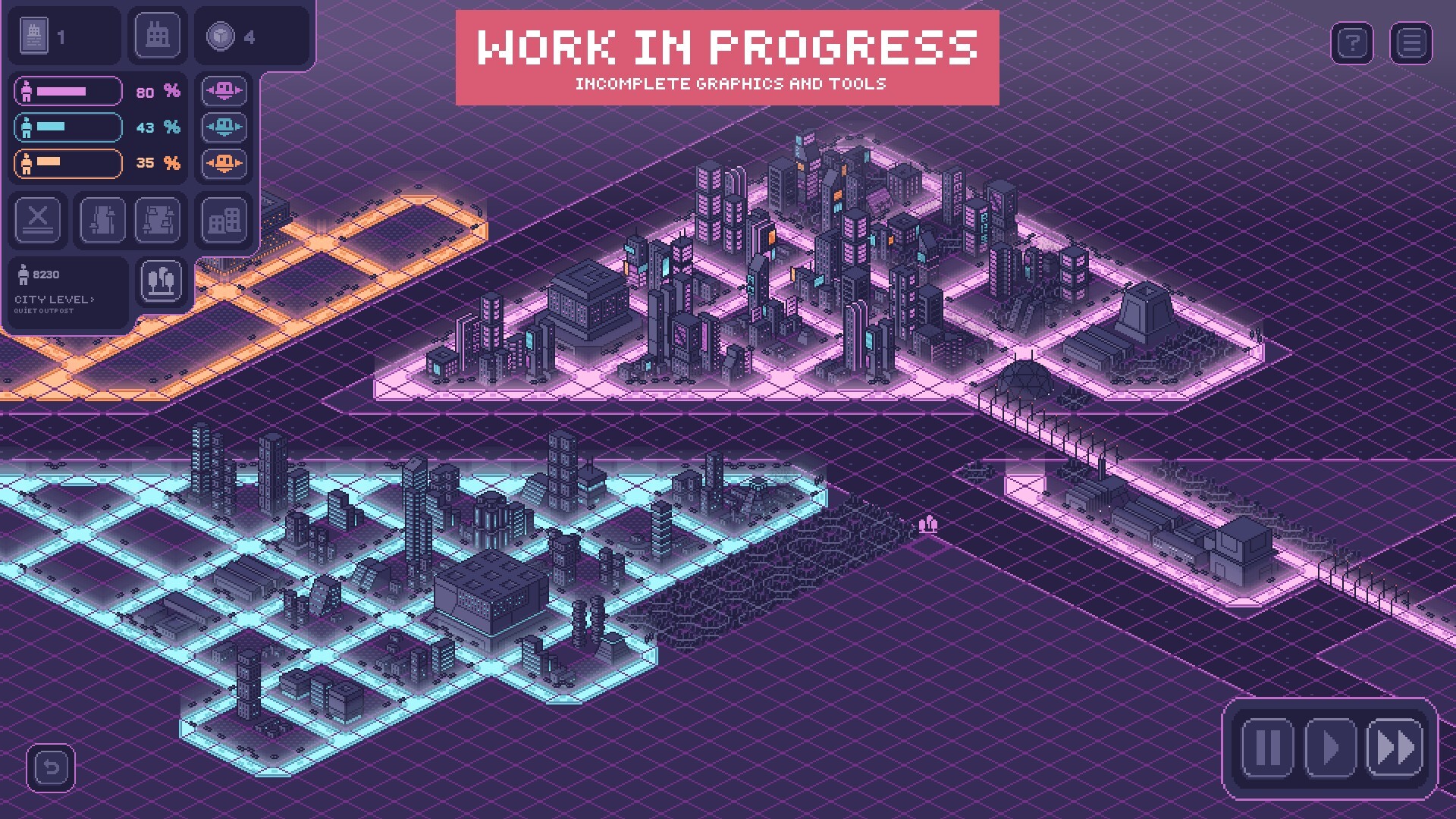 Pixelpolis Neon screenshot 5