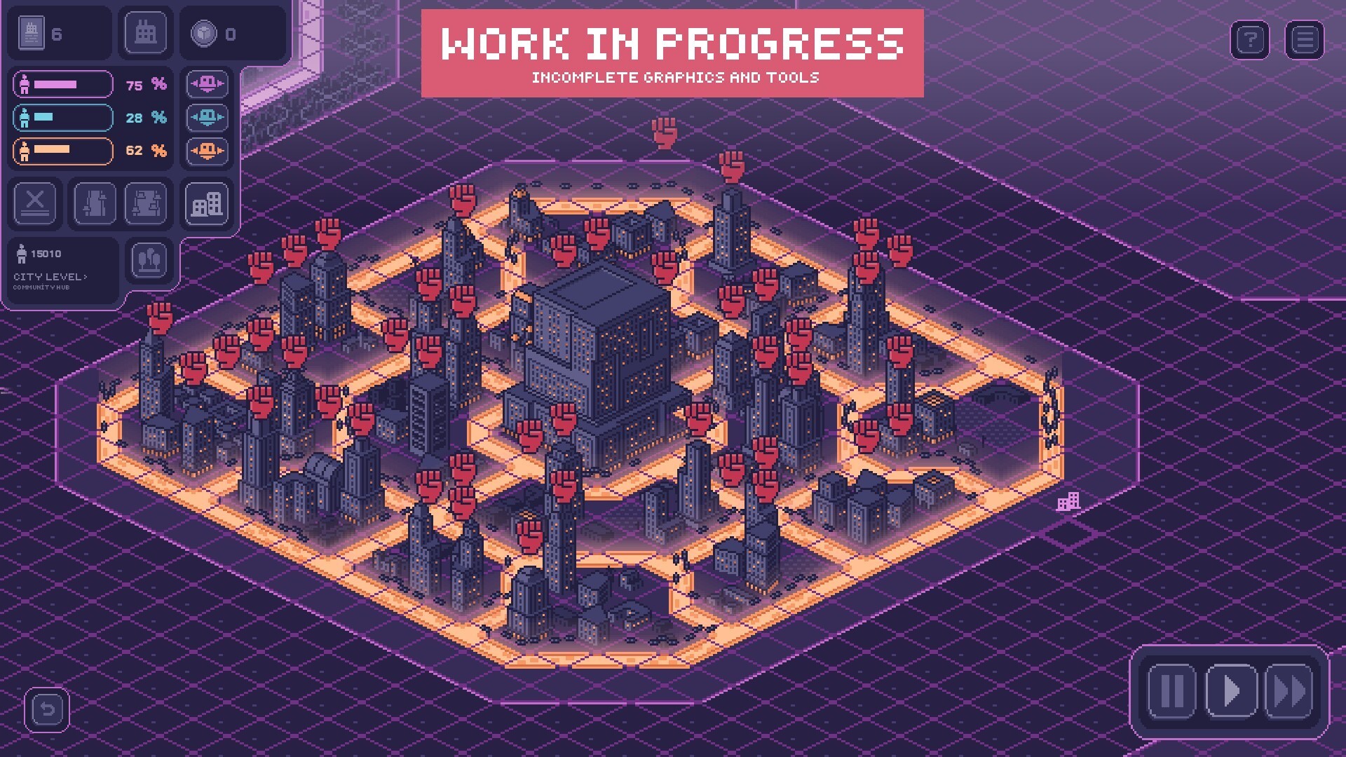 Pixelpolis Neon screenshot 4