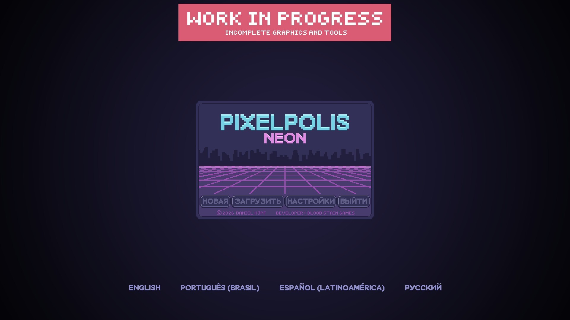 Pixelpolis Neon screenshot 1
